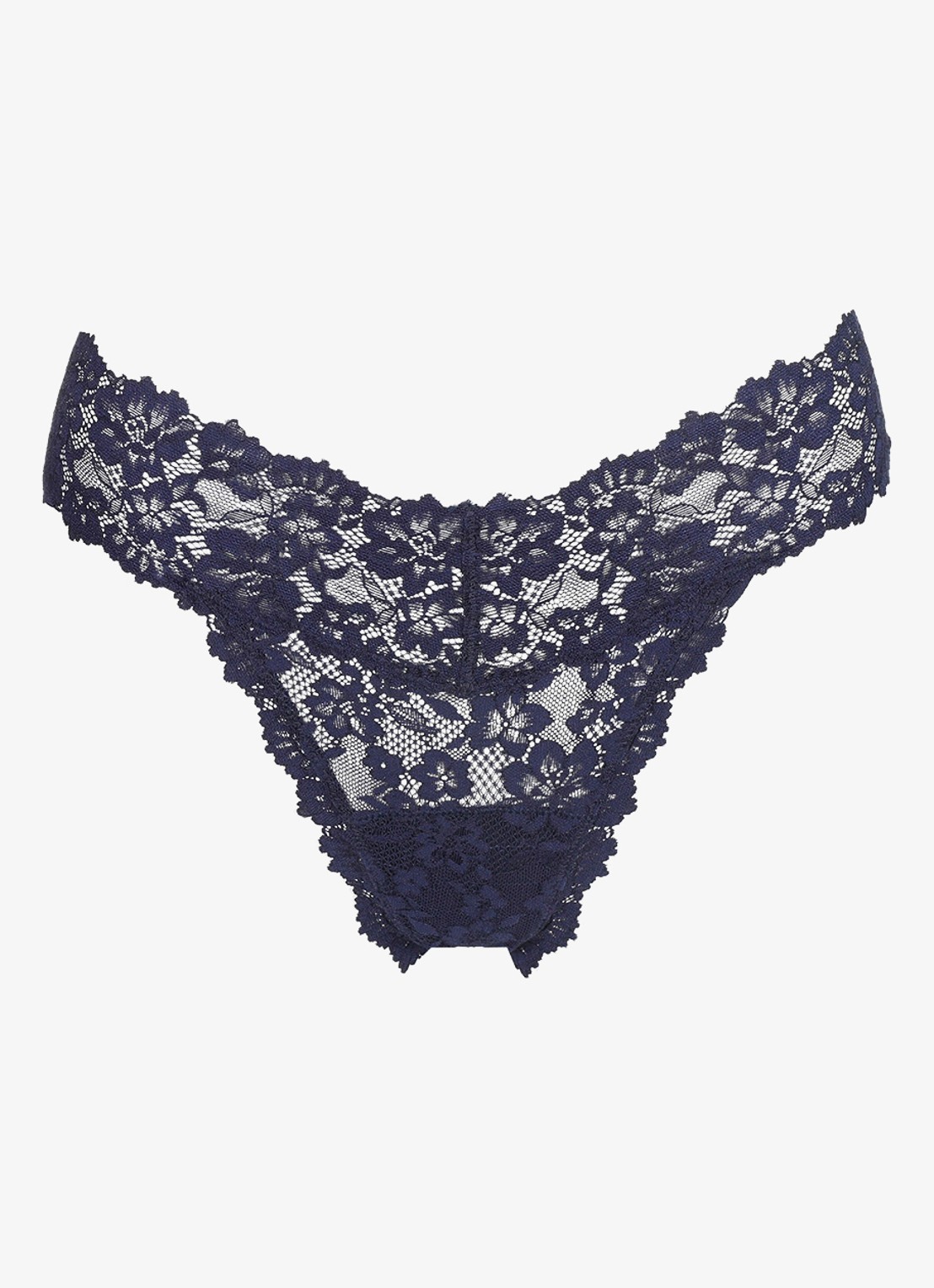 Marie Jo Soft Studio string van kant - voorkant 4 donkerblauw