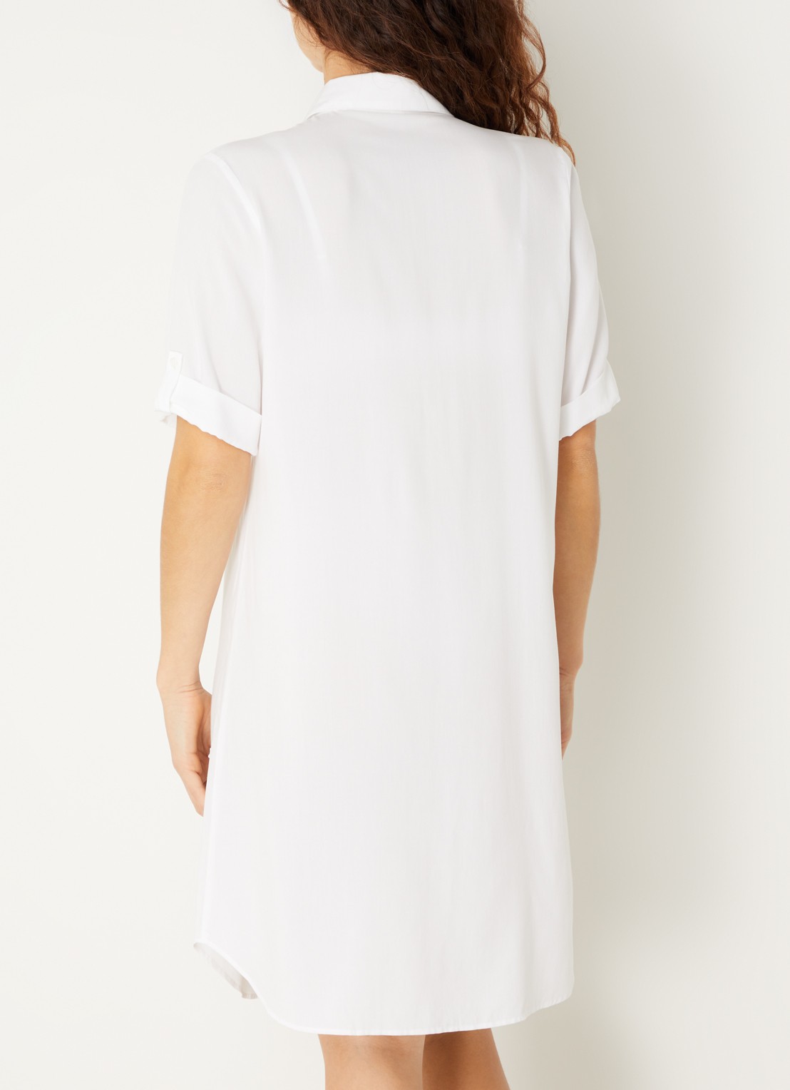 Marie Jo Taleah mini blousejurk - achterkant 3 wit