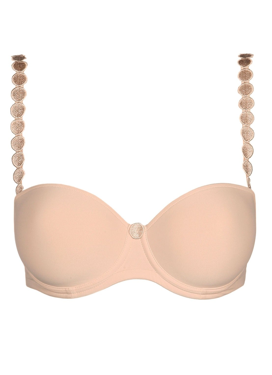 Marie Jo Tom beugel bh met afneembare bandjes - voorkant 2 beige