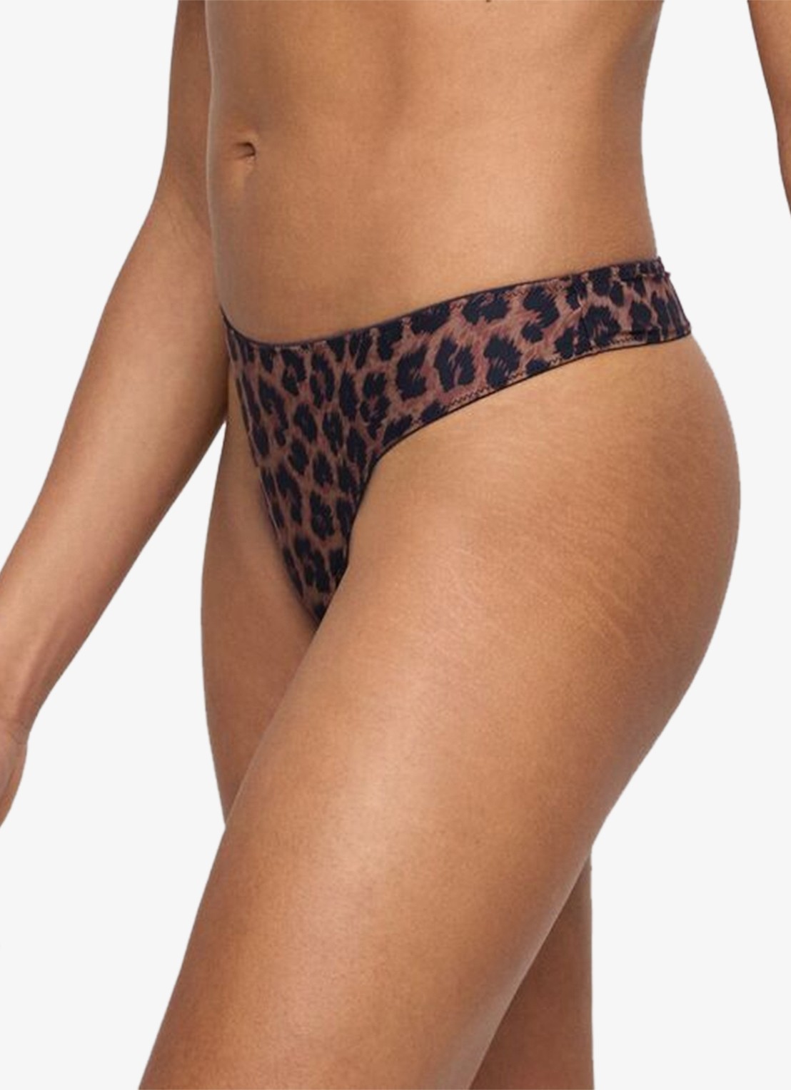 Marie Jo Tom string met borduring - detail 3 bruin