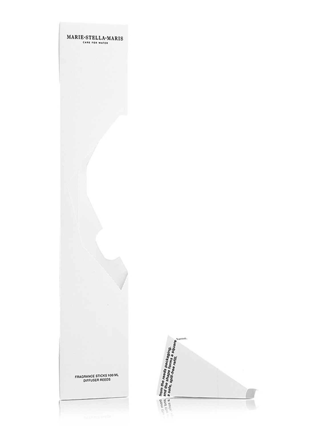 Marie-Stella-Maris geurstokjes navulling voor 100 ml  - detail wit