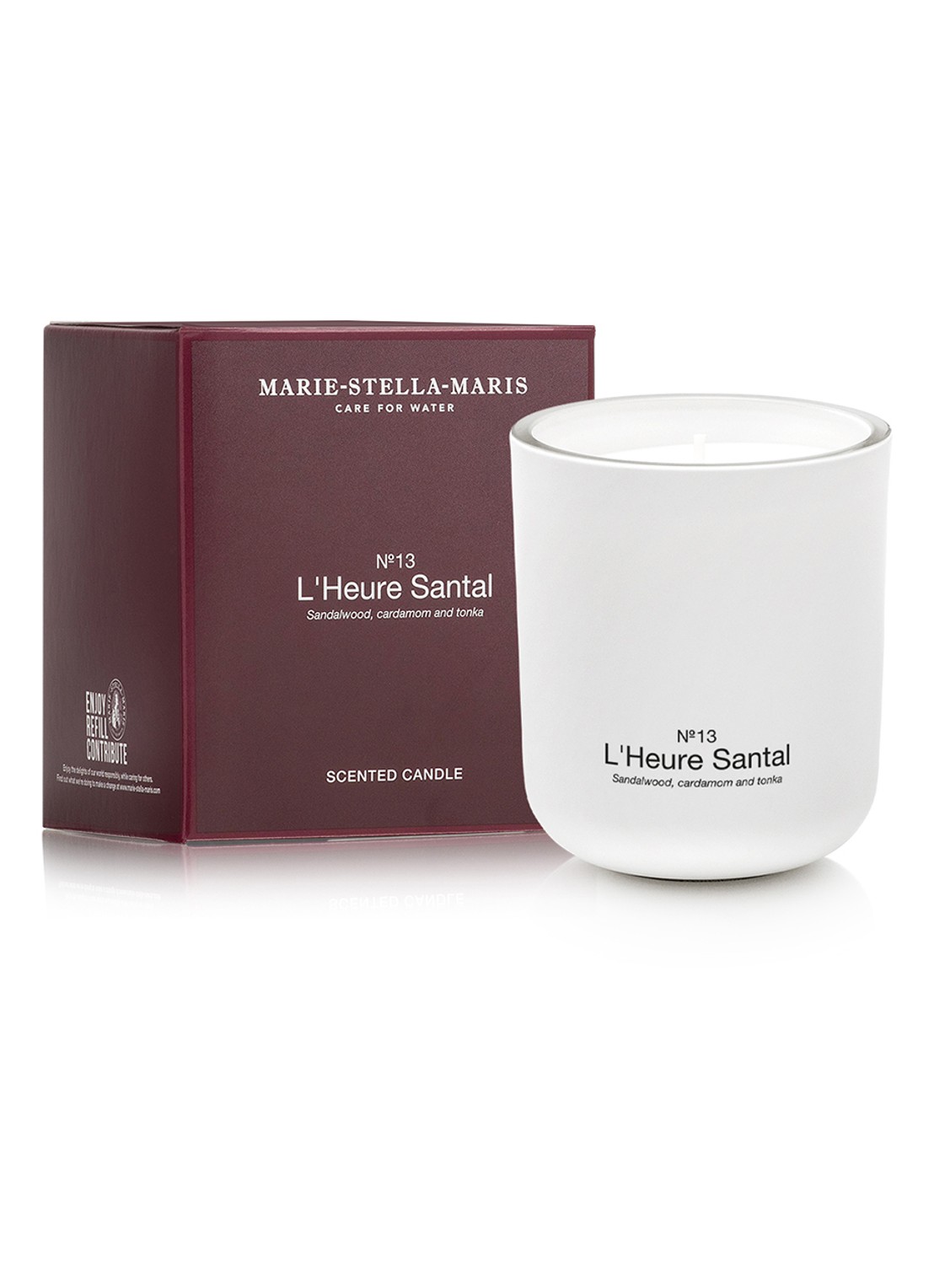 Marie-Stella-Maris L'Heure Santal geurkaars 300 gr - voorkant 4 undefined