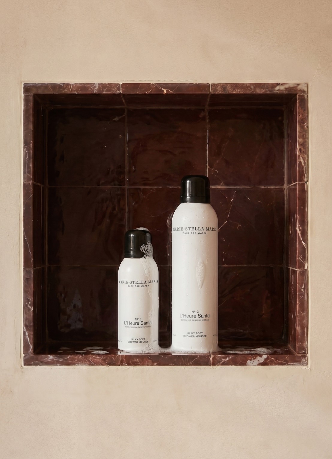 Marie-Stella-Maris L'Heure Santal Shower Mousse - douchegel 200 ml - voorkant 5 undefined