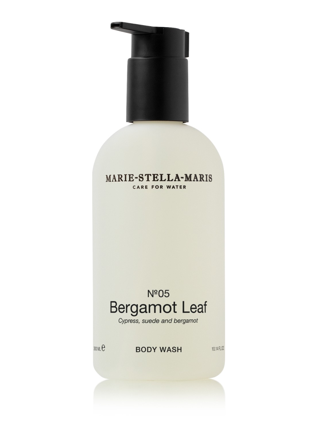 Marie-Stella-Maris No.05 Bergamot Leaf bodywash 300 ml - voorkant transparant