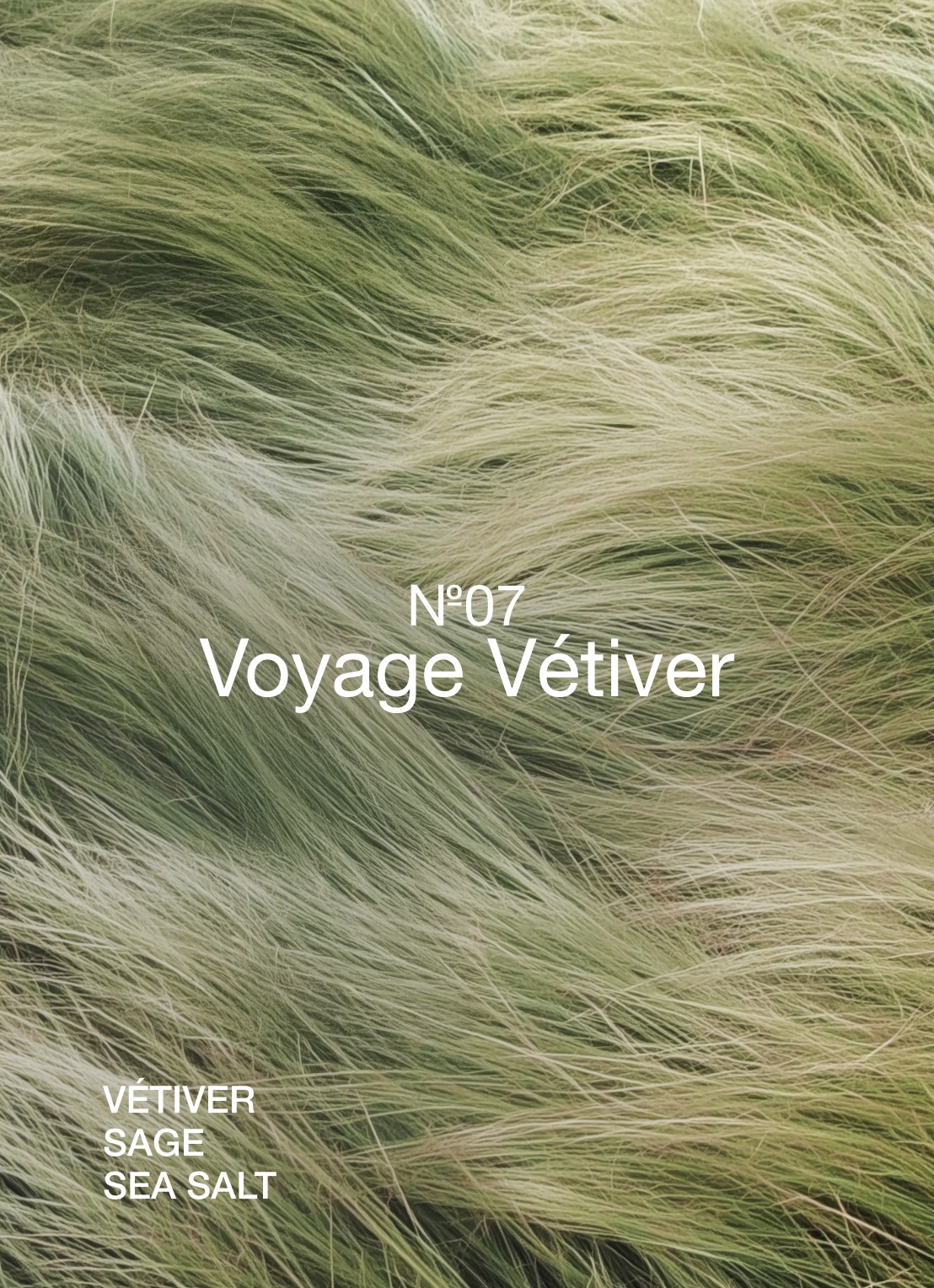 Marie-Stella-Maris No. 07 Voyage Vétiver Fragrance Sticks - geurstokjes navulling 750 ml - achterkant transparant