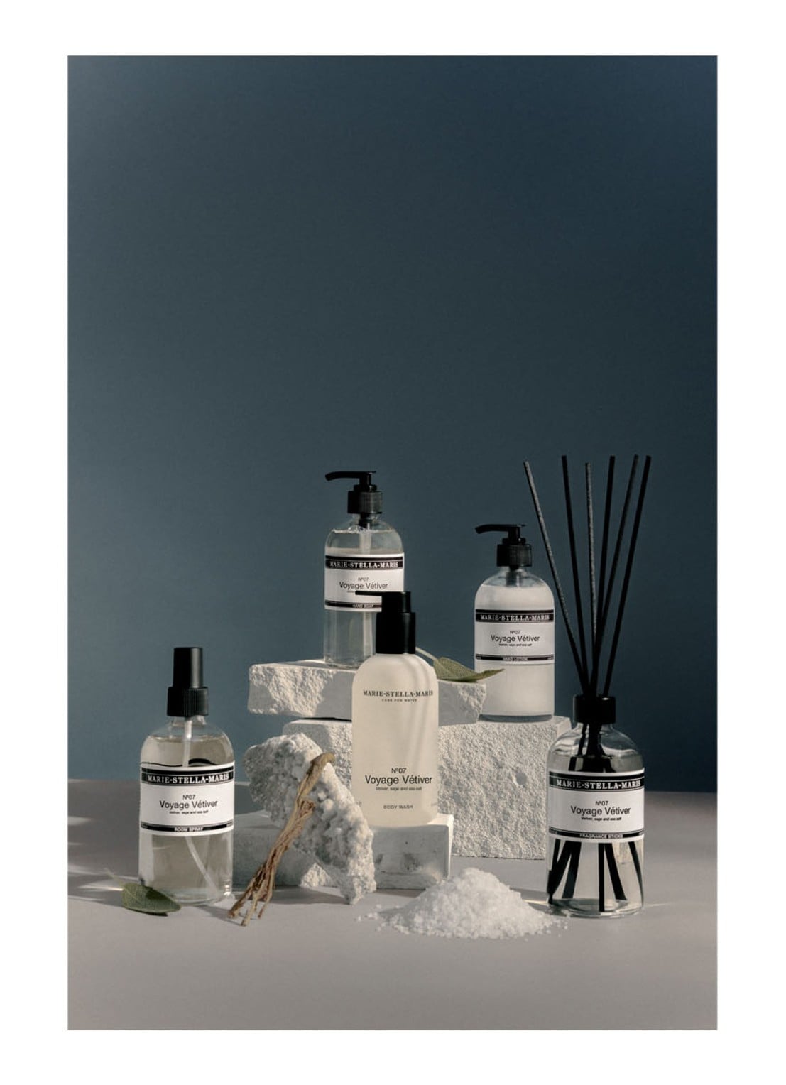 Marie-Stella-Maris No.07 Voyage Vétiver geurstokjes 250 ml - detail 4 wit
