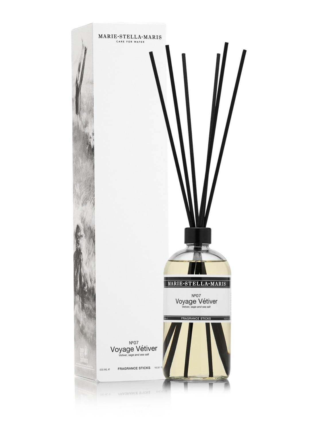 Marie-Stella-Maris No.07 Voyage Vétiver geurstokjes 500 ml - detail 3 beige