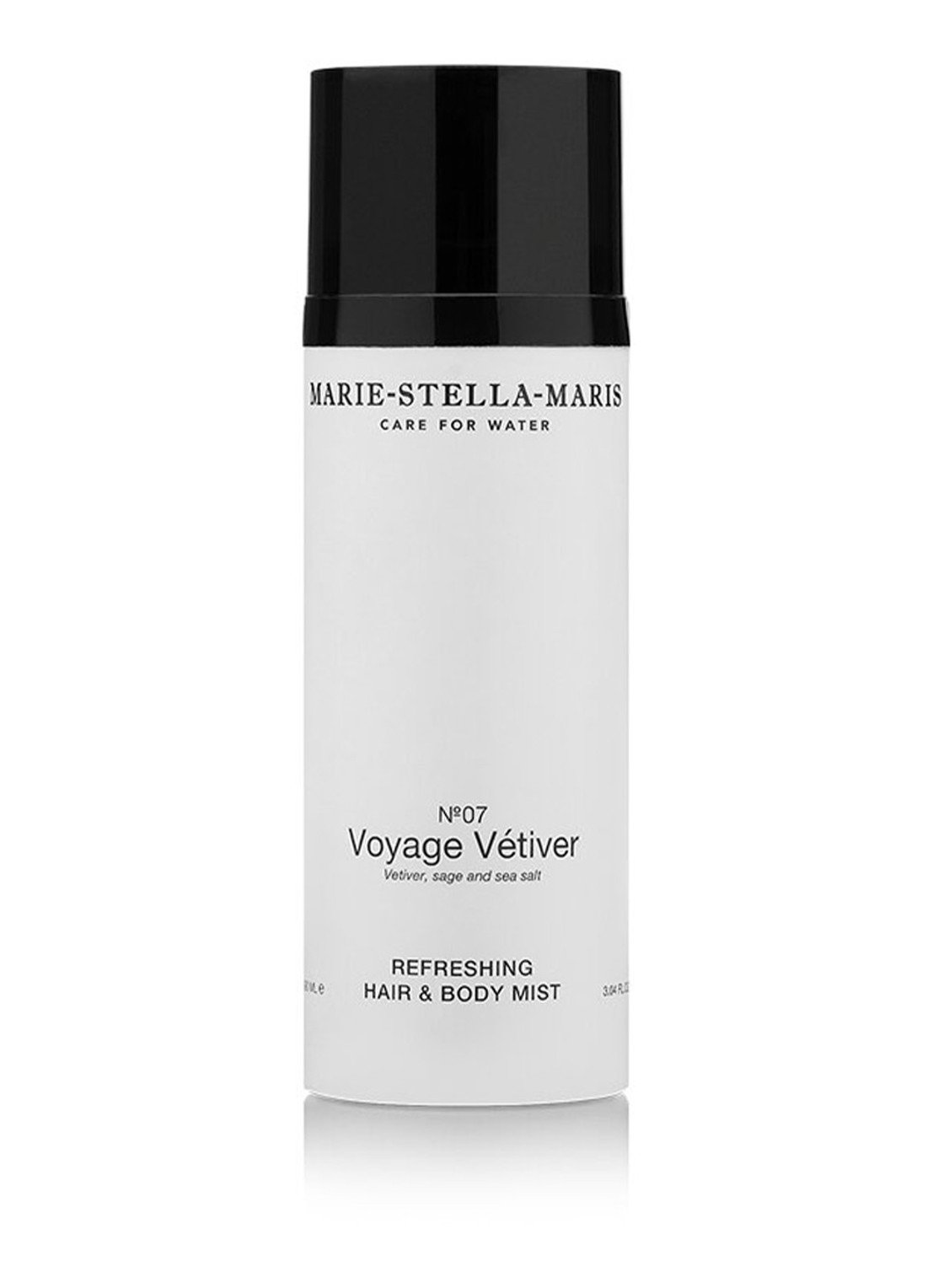 Marie-Stella-Maris No. 07 Voyage Vetiver Hair & Body Mist 90 ml - voorkant 9 transparant