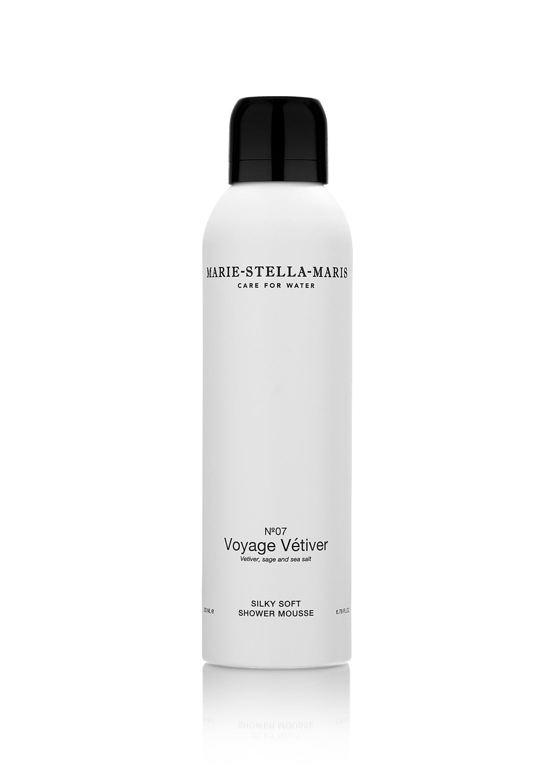 Marie-Stella-Maris No.07 Voyage Vétiver Shower Mousse - douchegel 200 ml - voorkant wit