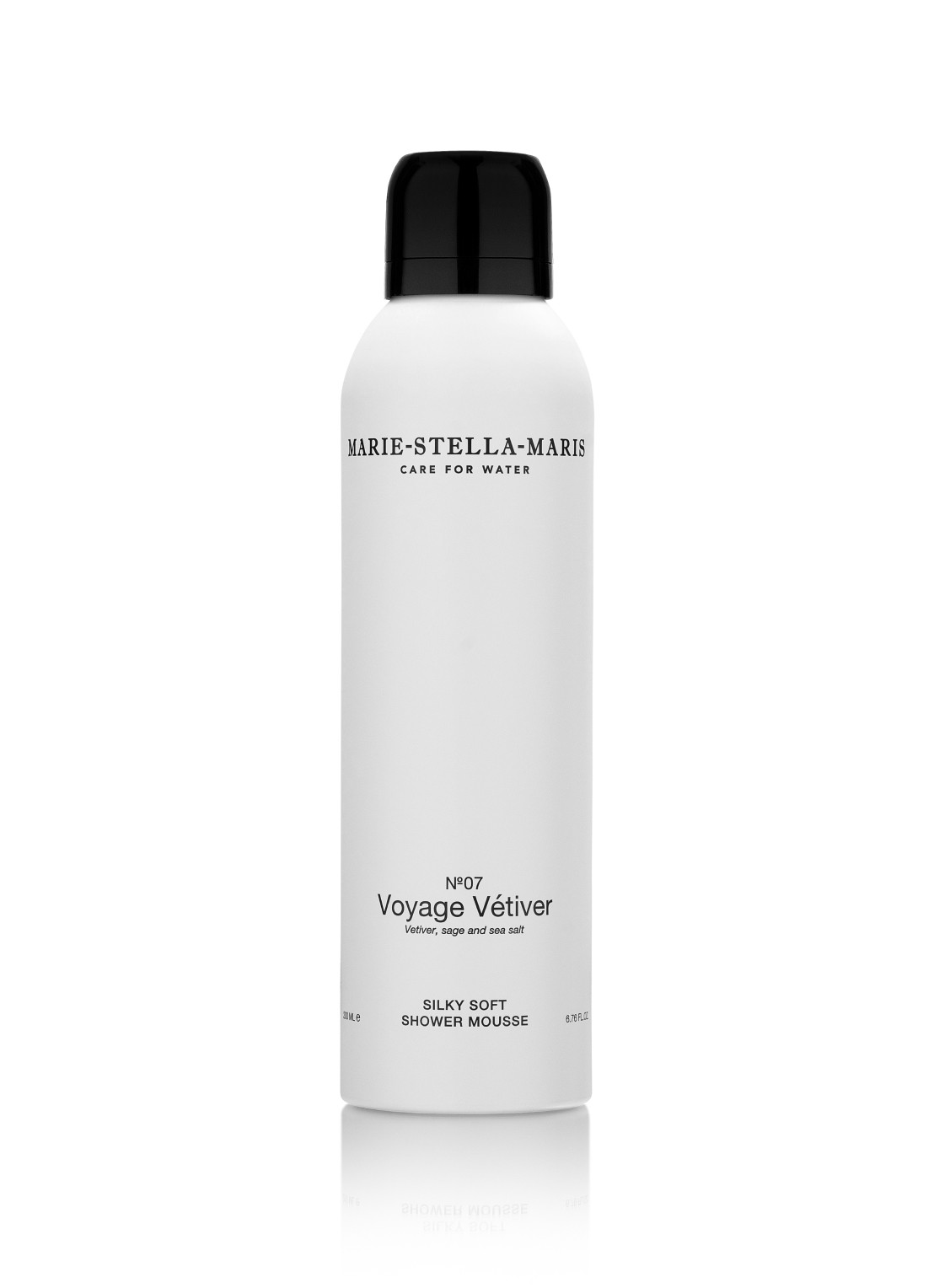Marie-Stella-Maris No.07 Voyage Vétiver Shower Mousse - douchegel 200 ml - voorkant 4 wit