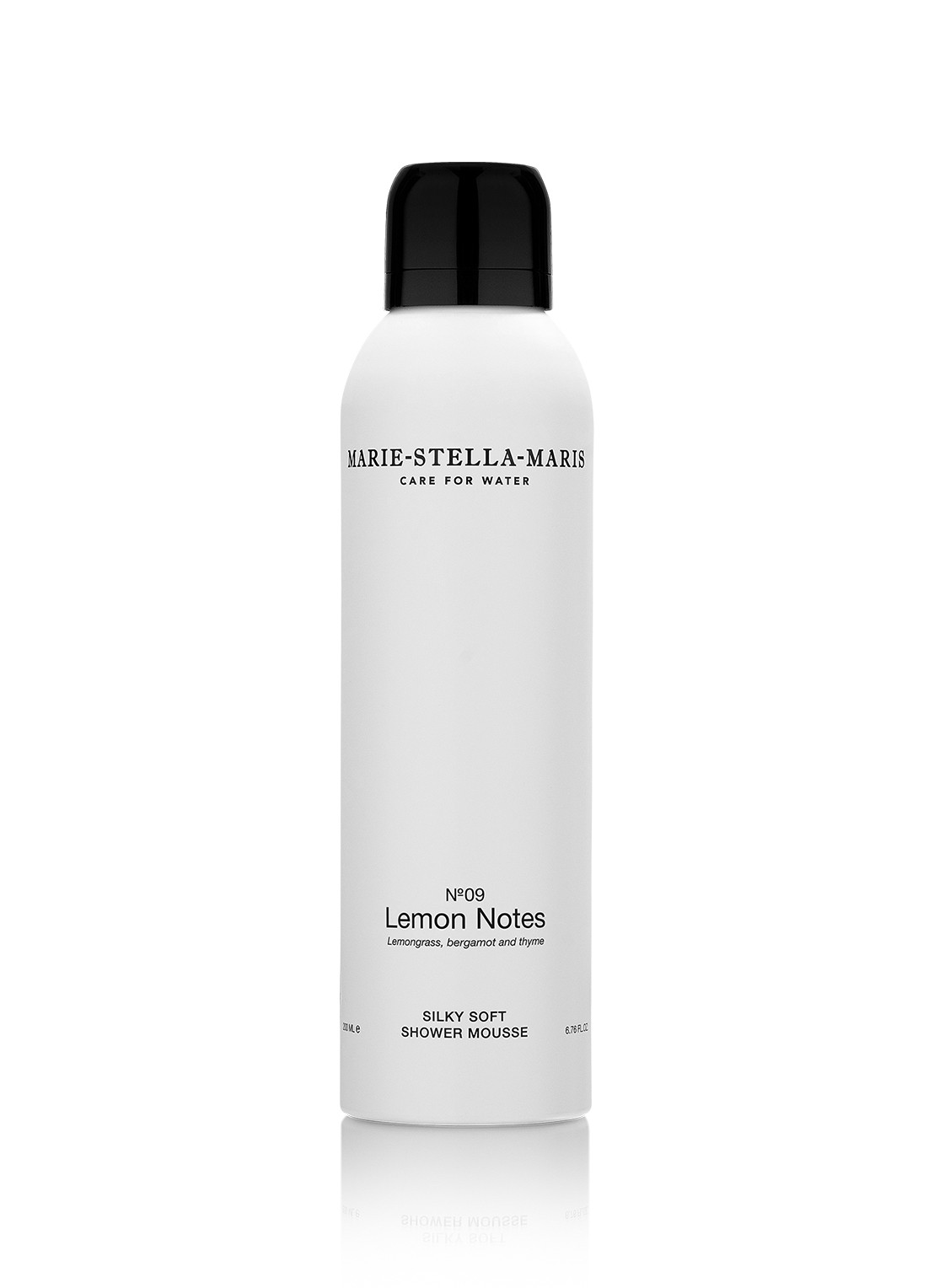 Marie-Stella-Maris No. 09 Lemon Notes Silky Soft Shower Mousse - schuimende douchegel - voorkant 2 wit