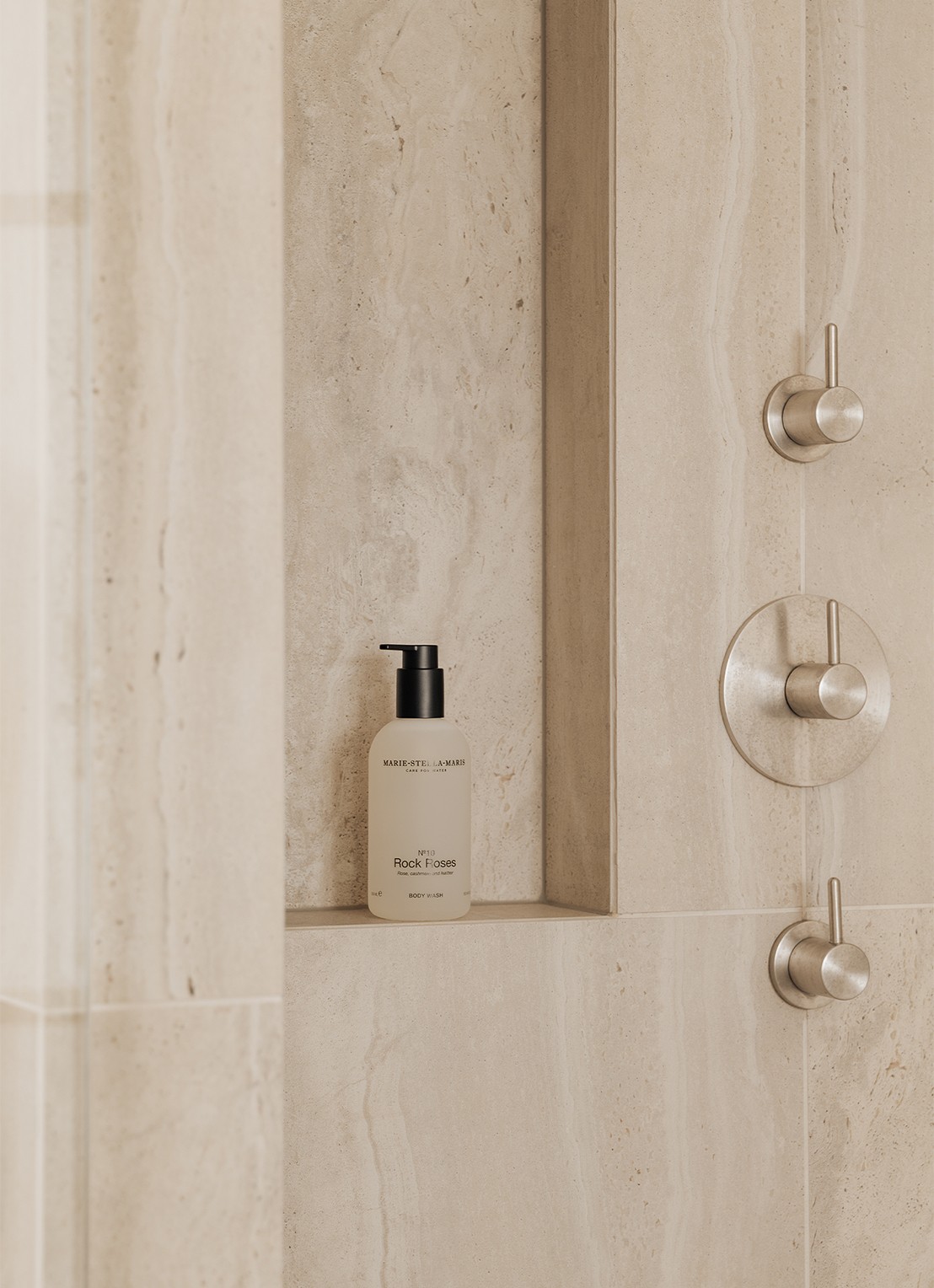 Marie-Stella-Maris No.10 Rock Roses Shower Gel - douchegel - voorkant 2 ivoor