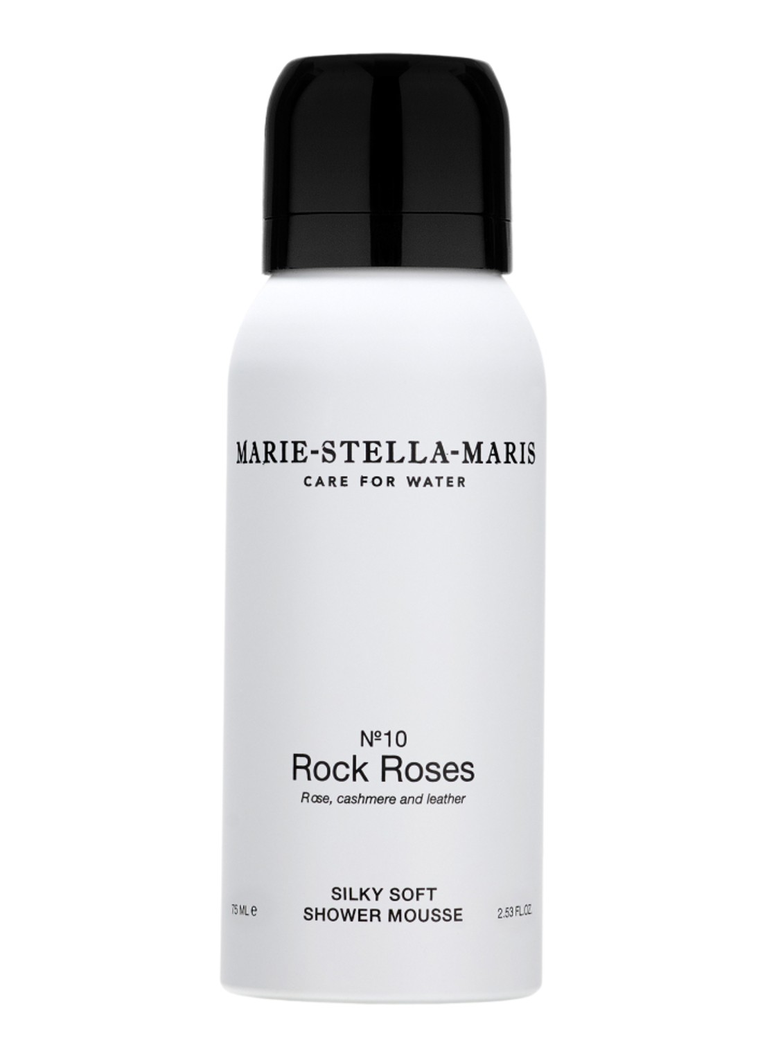 Marie-Stella-Maris No.10 Rock Roses Silky Soft Shower Mousse - schuimende douchegel - voorkant transparant