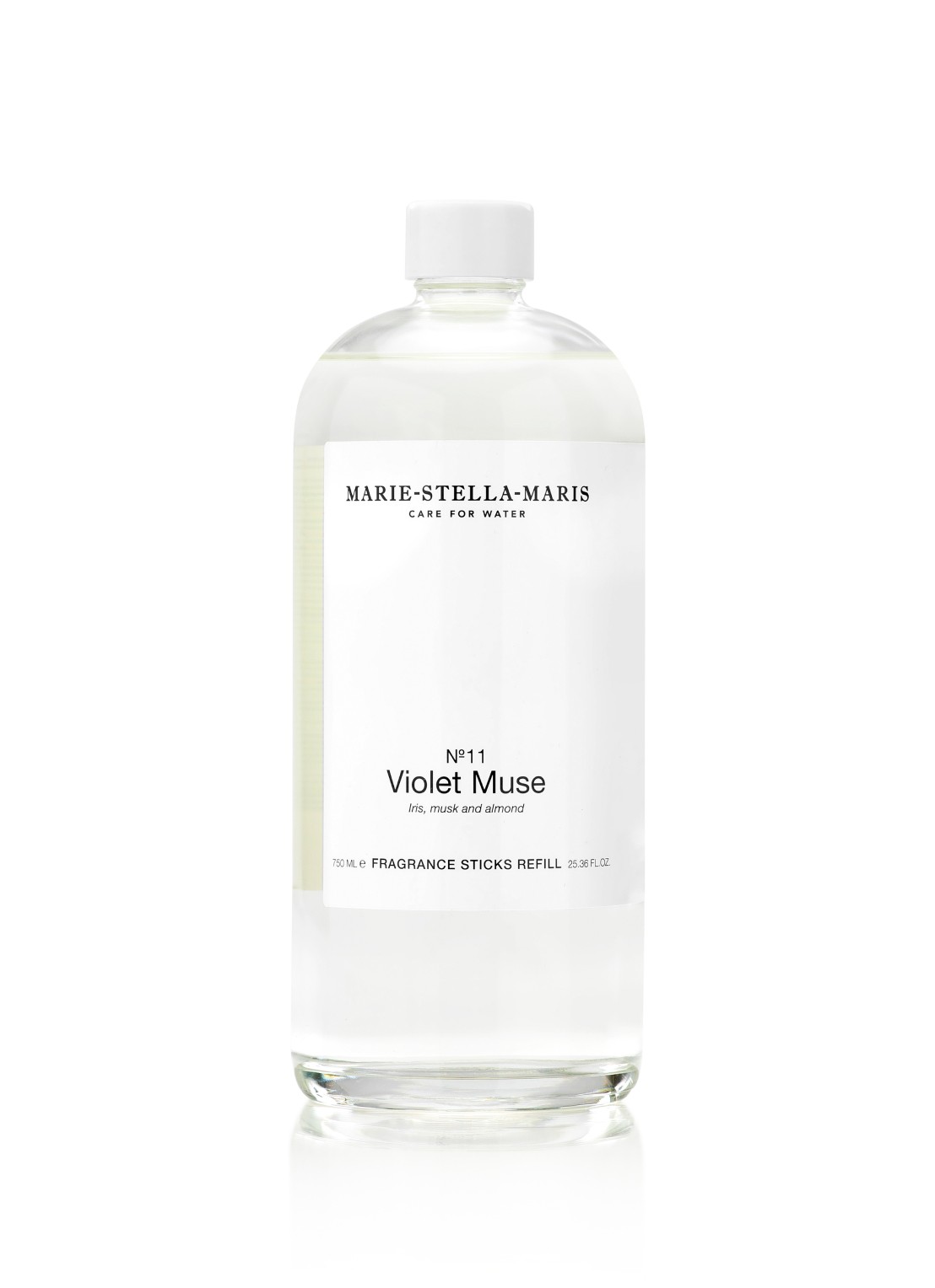 Marie-Stella-Maris No. 11 Violet Muse Fragrance Sticks - geurstokjes navulling 750 ml - voorkant 2 transparant