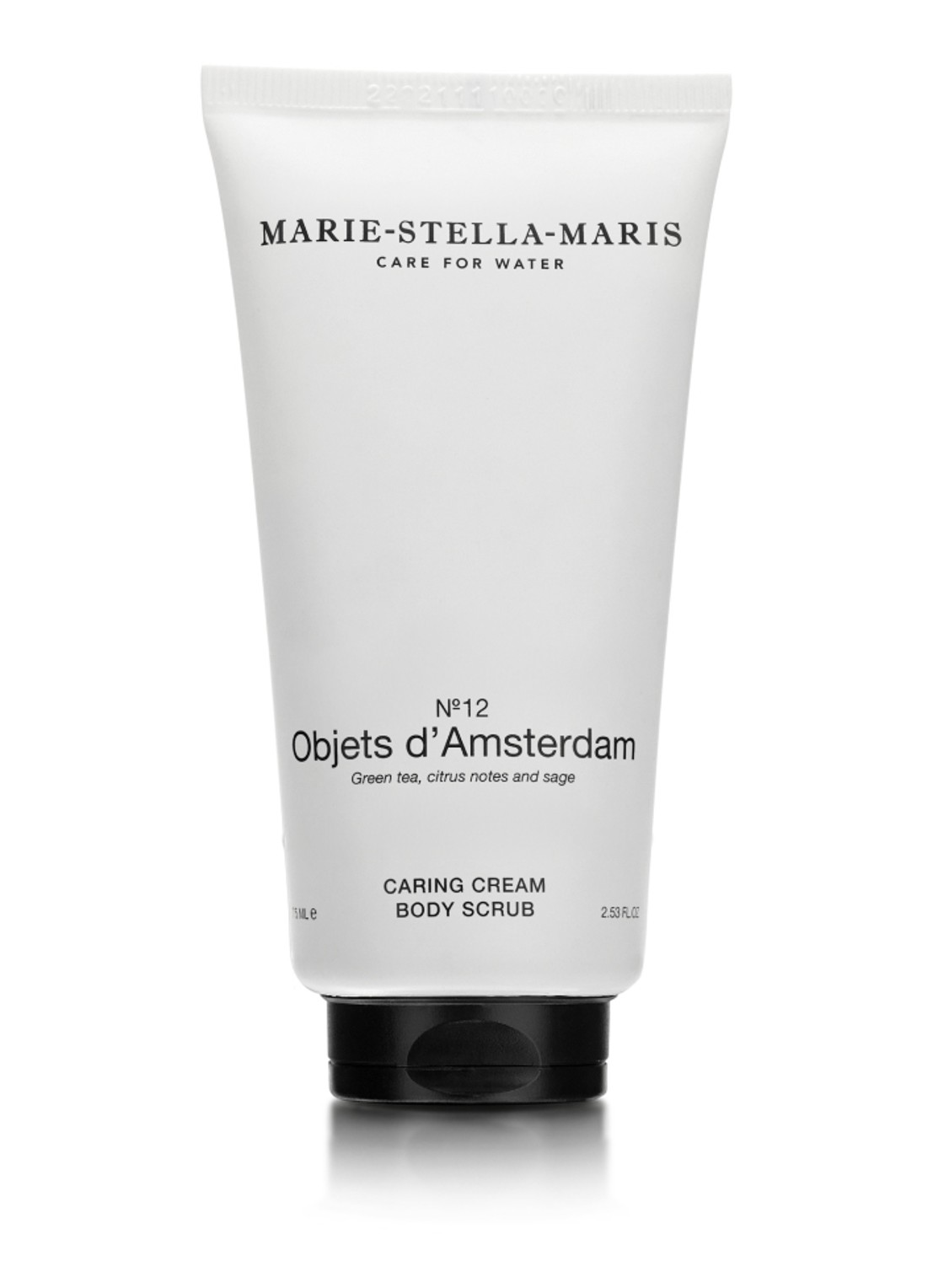Marie-Stella-Maris No.12 Objets d' Amsterdam bodyscrub 75 ml - voorkant 2 wit