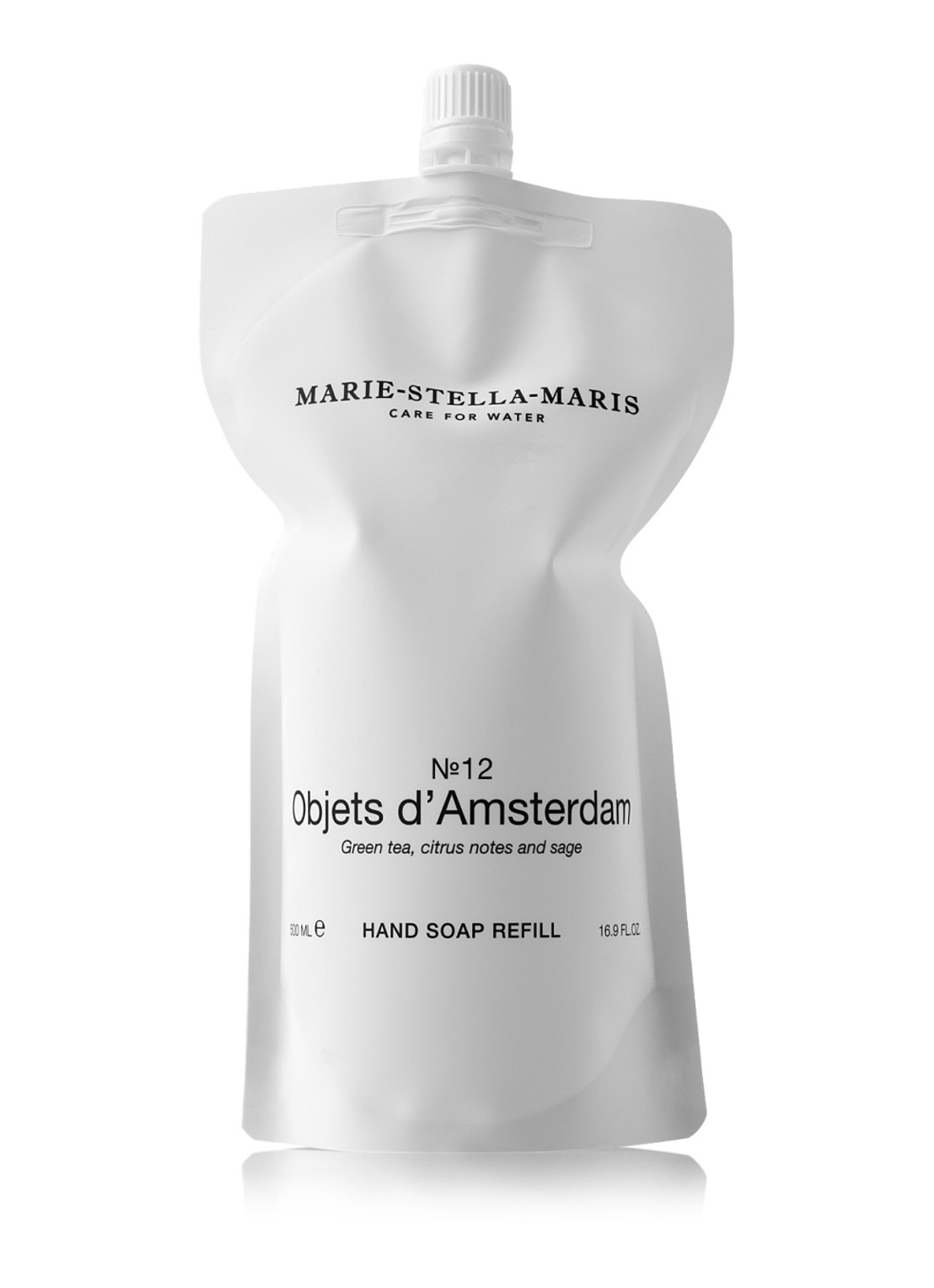 Marie-Stella-Maris No.12 Objets d'Amsterdam handzeep navulling 500 ml - voorkant 2 undefined