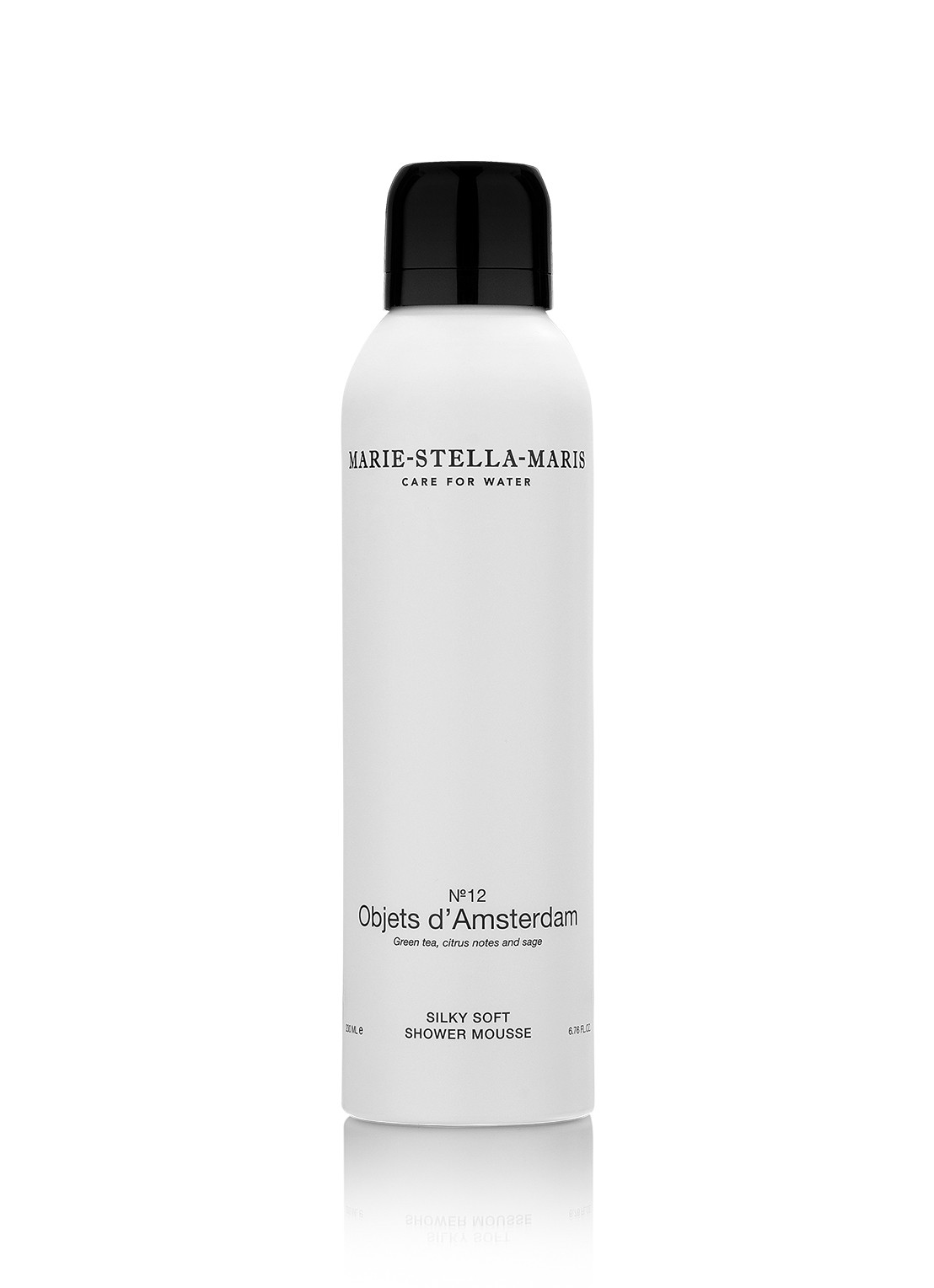 Marie-Stella-Maris No.12 Objets d’Amsterdam Shower Mousse - douchegel 200 ml - voorkant 4 wit