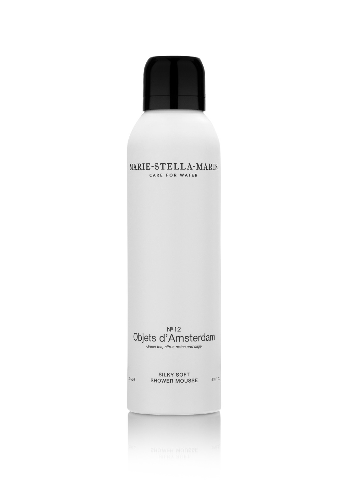 Marie-Stella-Maris No.12 Objets d’Amsterdam Shower Mousse - douchegel 200 ml - voorkant 4 wit
