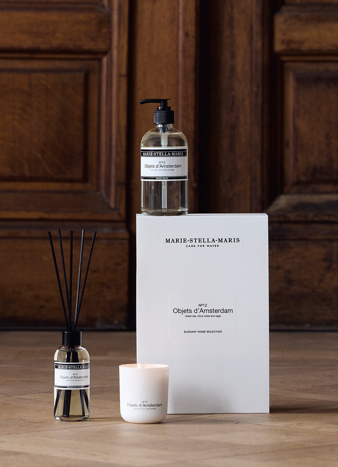 Marie-Stella-Maris Objets d'Amsterdam Elegant Home Selection - geuren- en verzorgingsset - achterkant 3 transparant