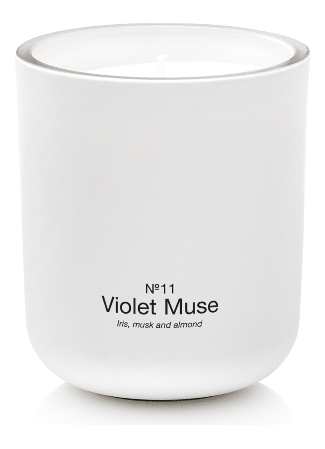 Marie-Stella-Maris Violet Muse geurkaars 300 gram - voorkant 3 wit