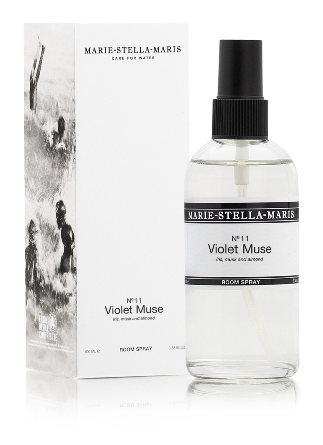 Marie-Stella-Maris Violet Muse geurspray 100 ml - detail transparant