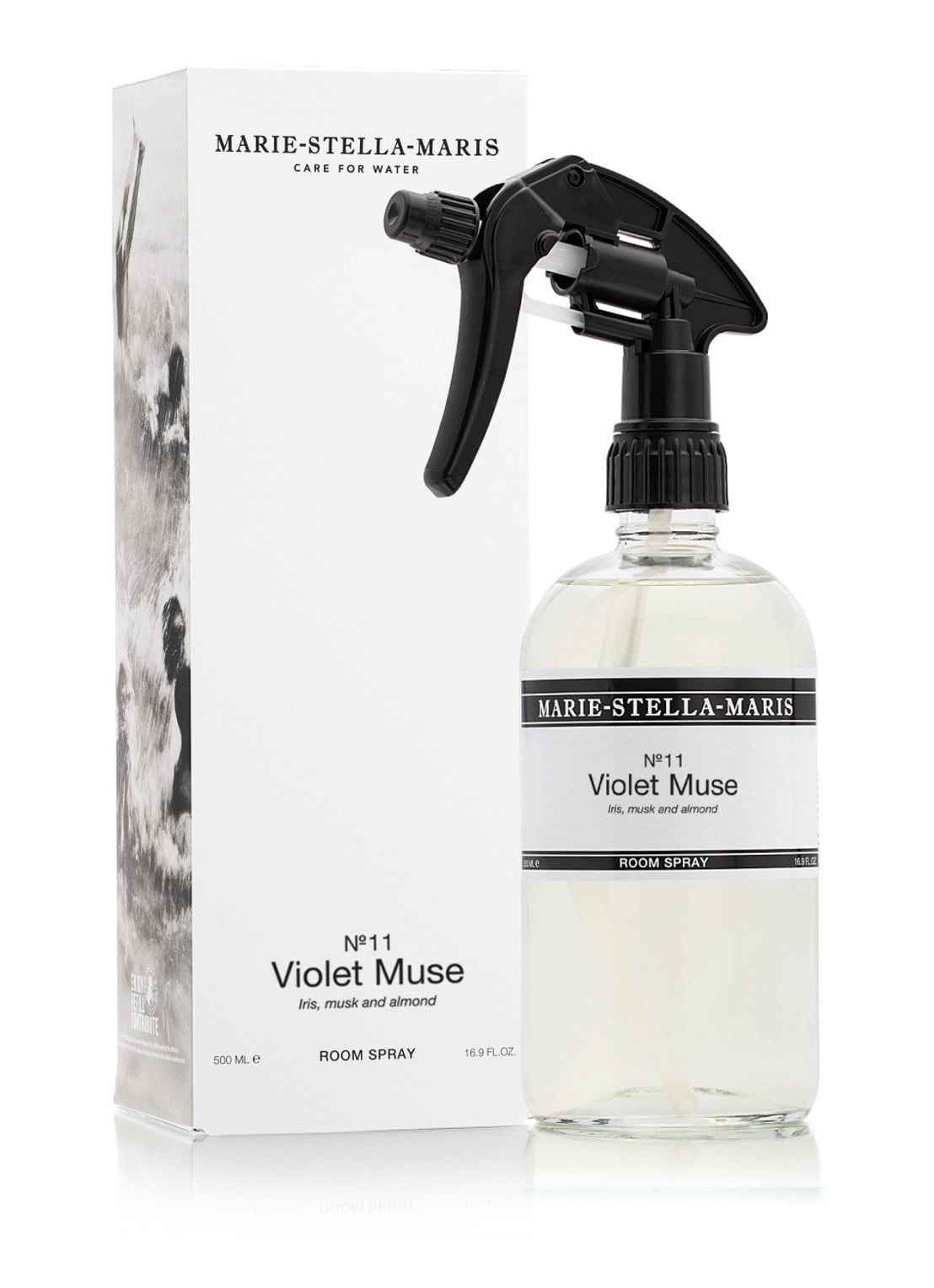 Marie-Stella-Maris Violet Muse geurspray 500 ml - detail transparant