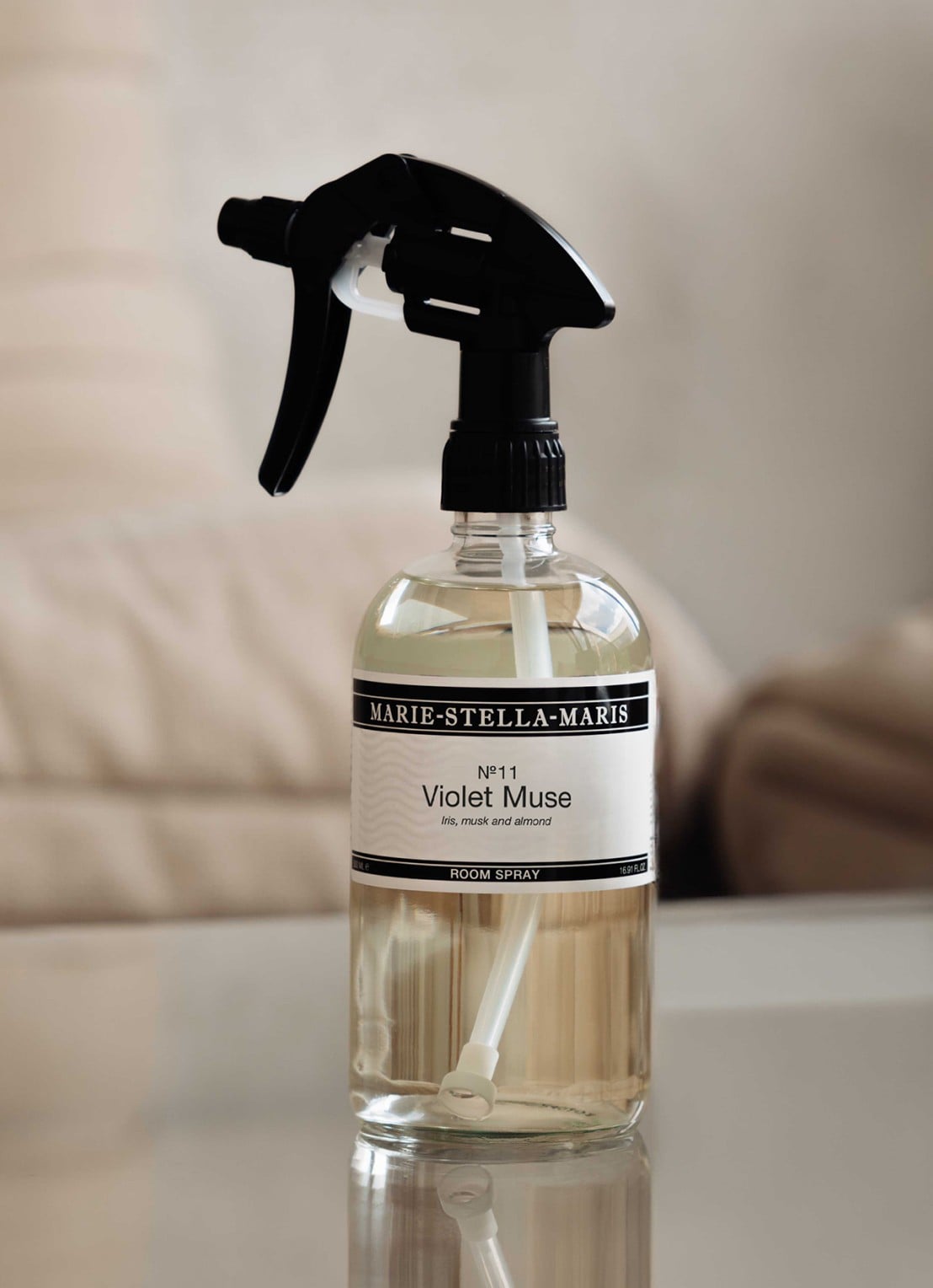 Marie-Stella-Maris Violet Muse geurspray 500 ml - voorkant 4 transparant