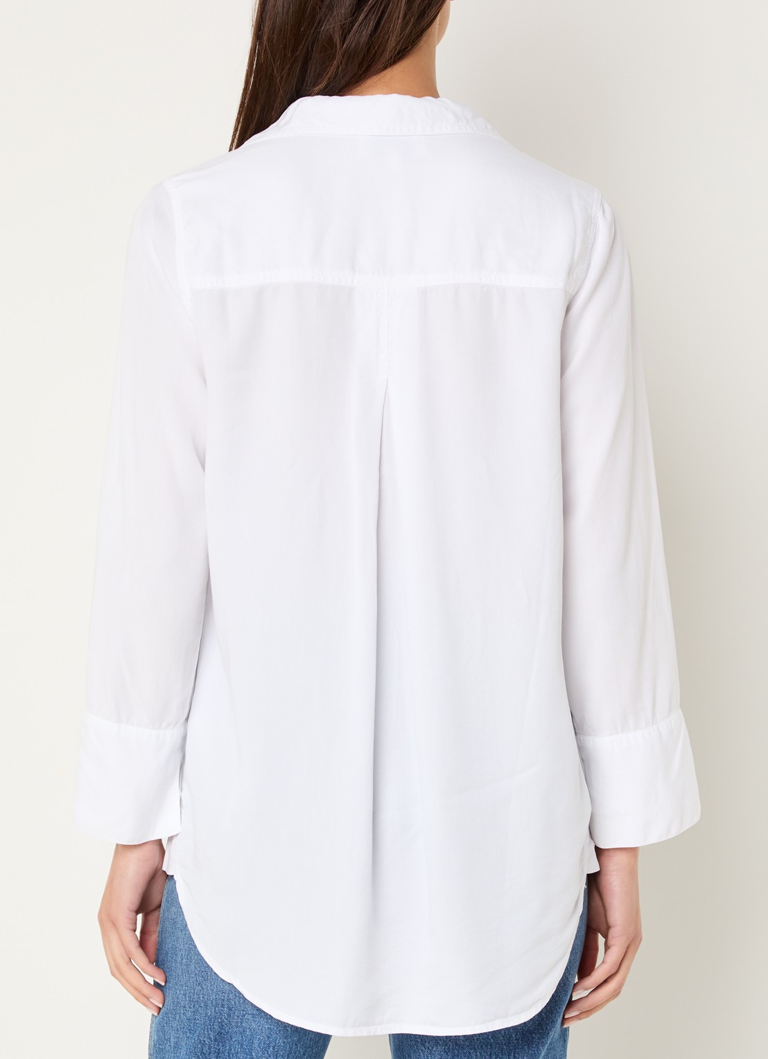 Marley blouse met kraag - achterkant 3 wit
