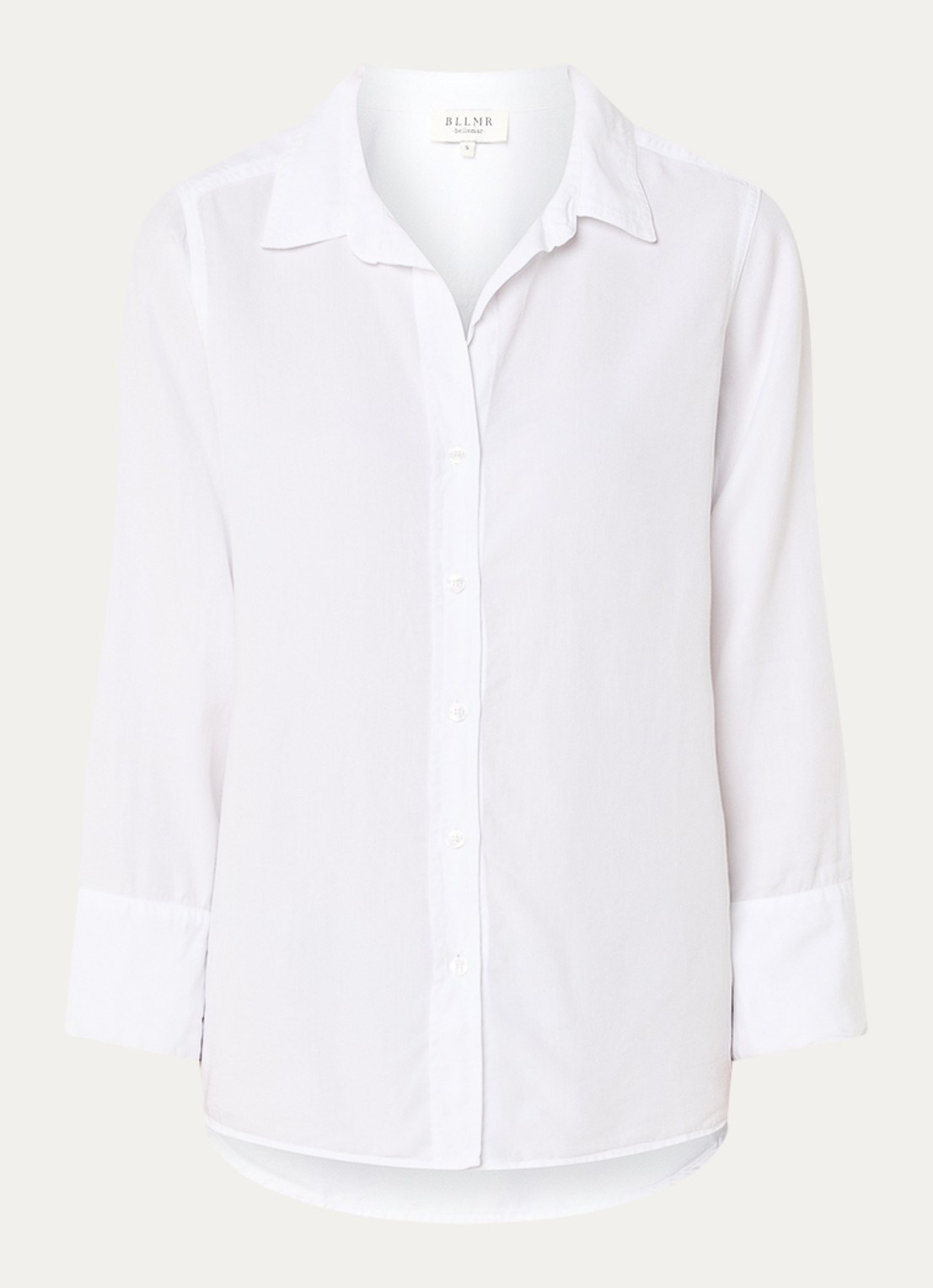 Marley blouse met kraag - voorkant wit