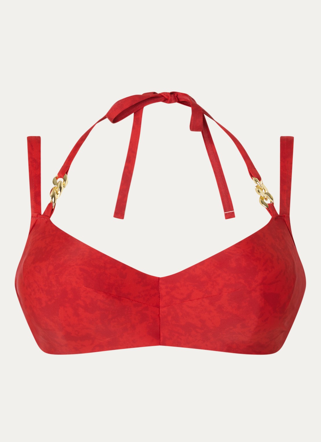Marlies Dekkers Acapulca bikinitop met print - voorkant 4 rood