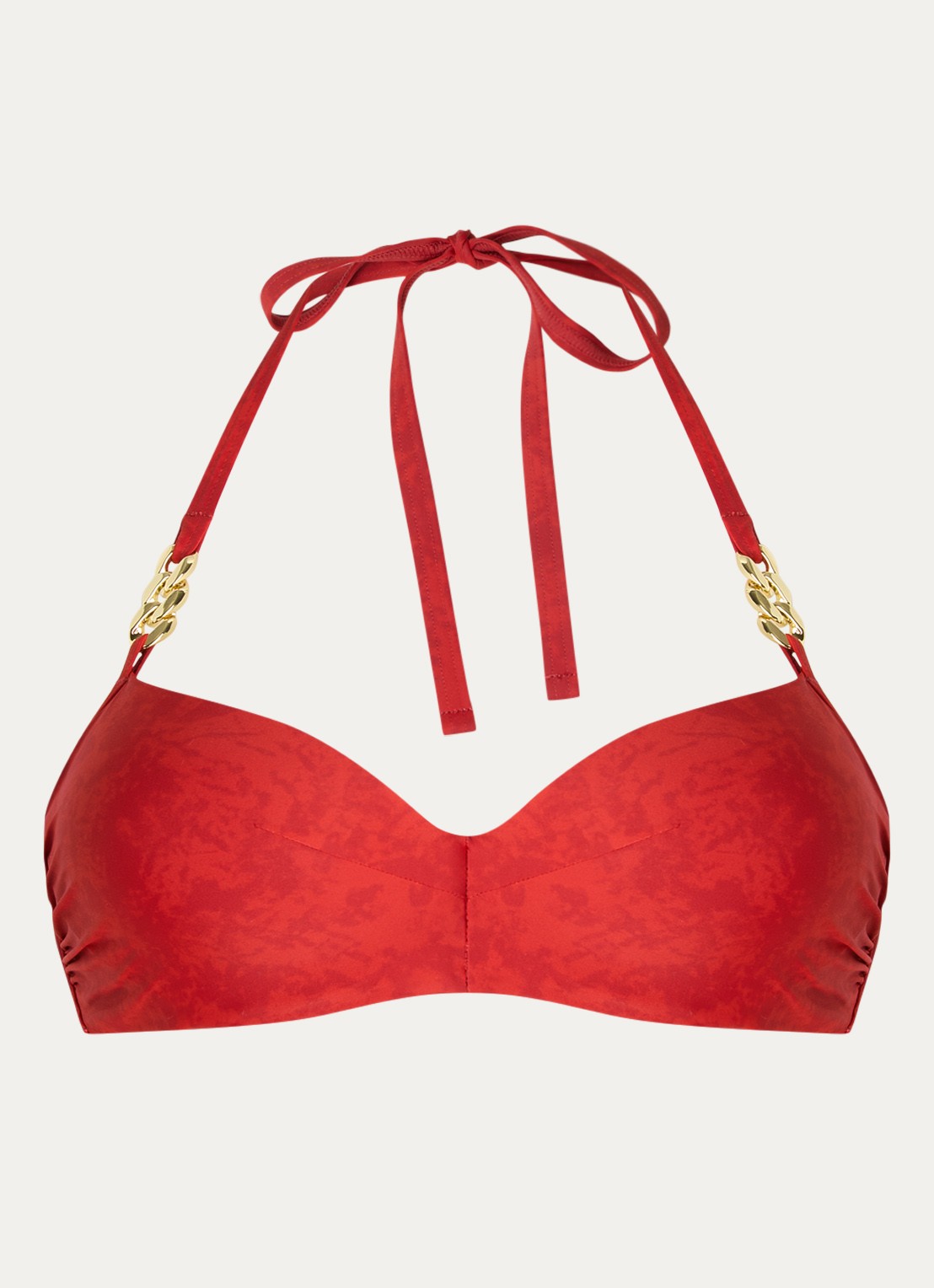 Marlies Dekkers Acapulca voorgevormde bikinitop met print - voorkant 4 rood
