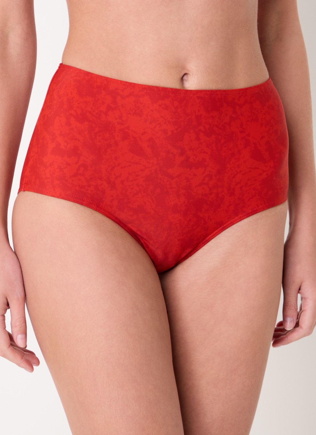 Marlies Dekkers Acapulco high waisted bikinislip met print - detail 2 rood