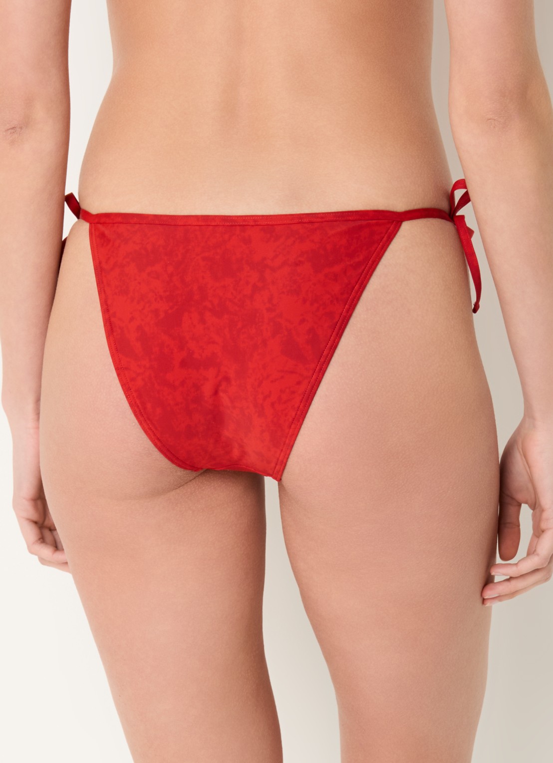 Marlies Dekkers Acapulco  tanga bikinislip met print - achterkant rood