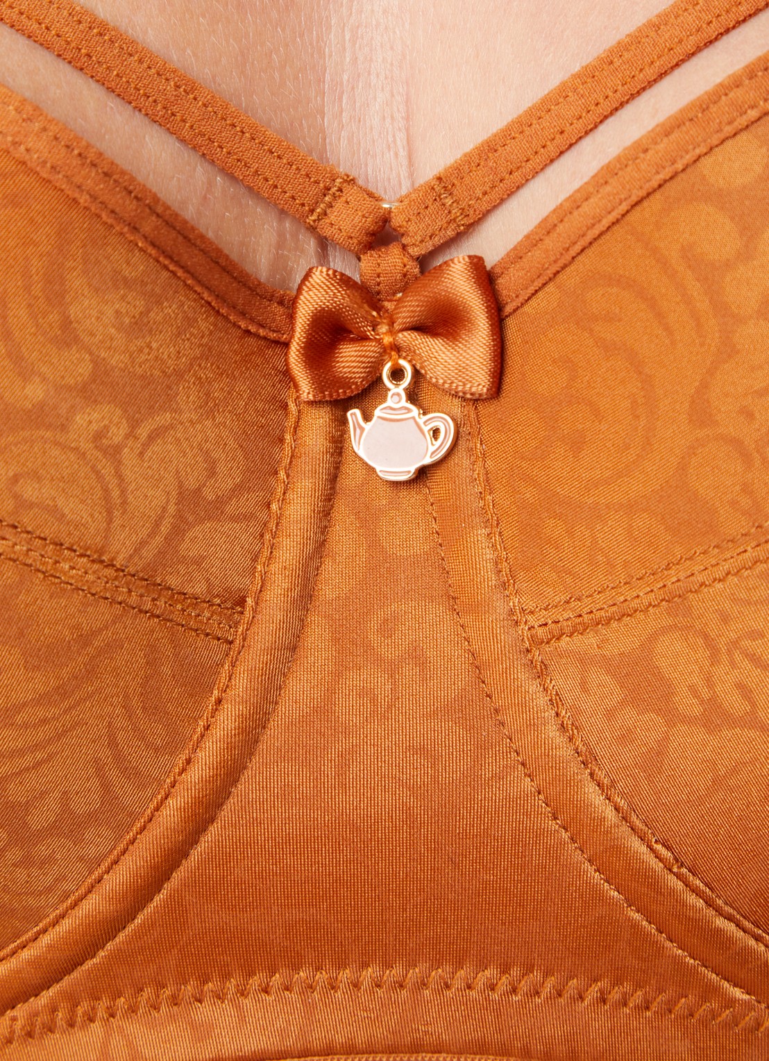 Marlies Dekkers Balconette bh met print - detail 2 cognac