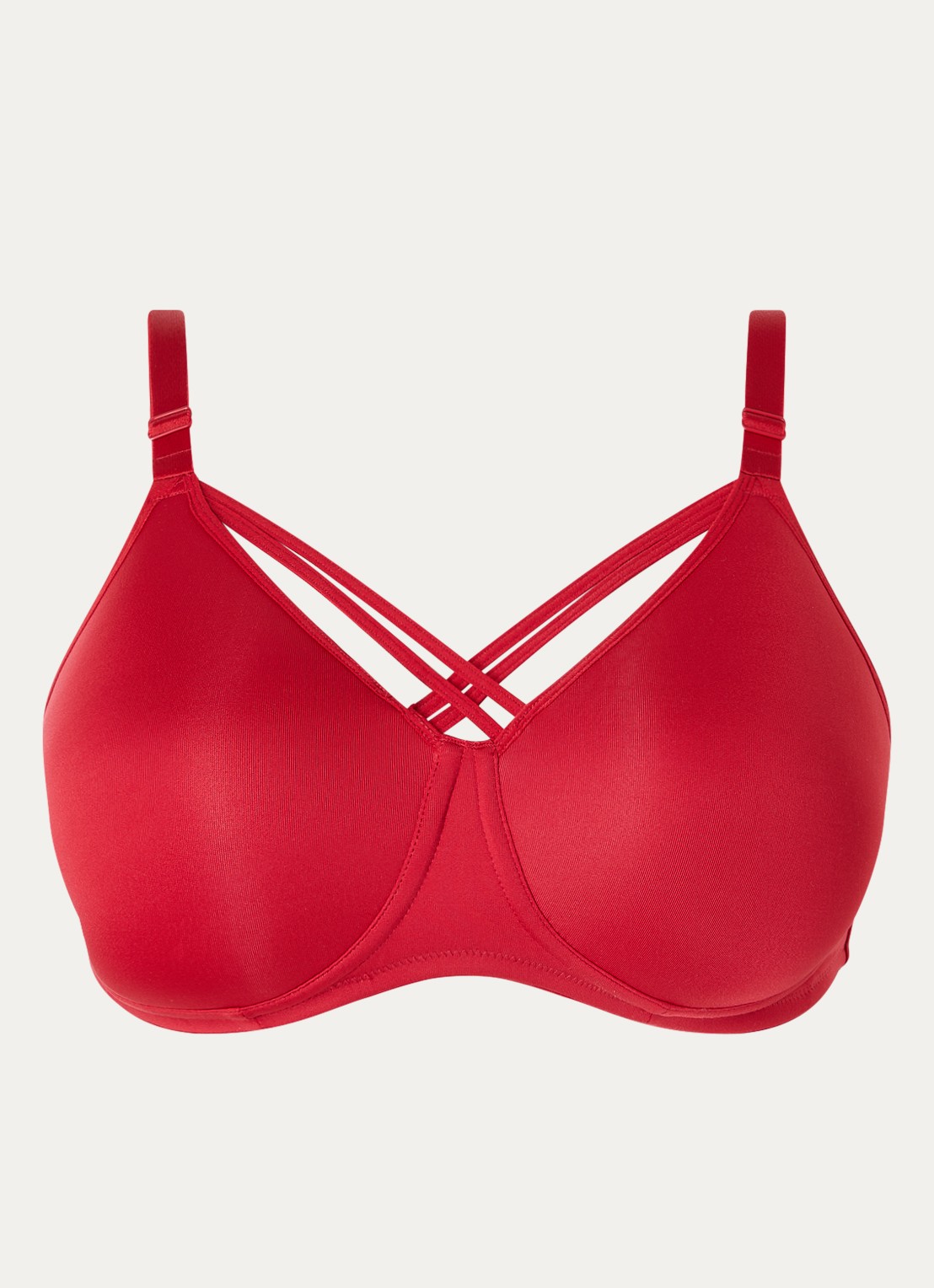Marlies Dekkers Beugel bh met cut-out details - voorkant rood