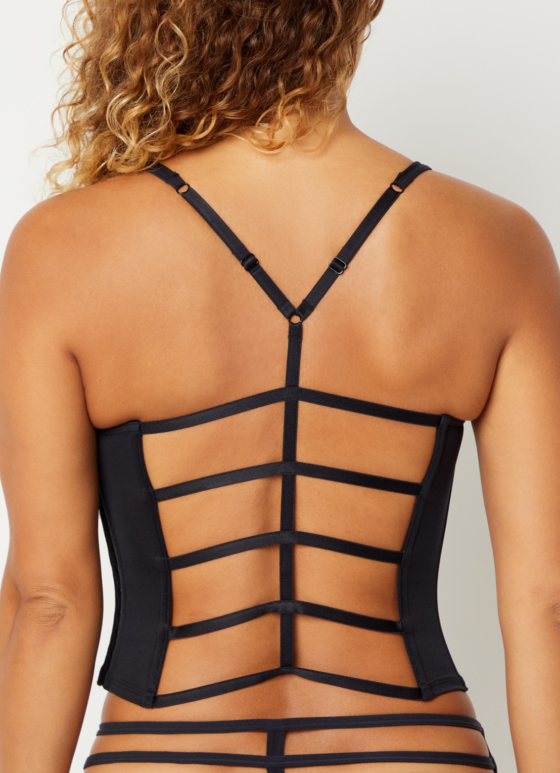Marlies Dekkers Bustier met racerback - achterkant 5 zwart