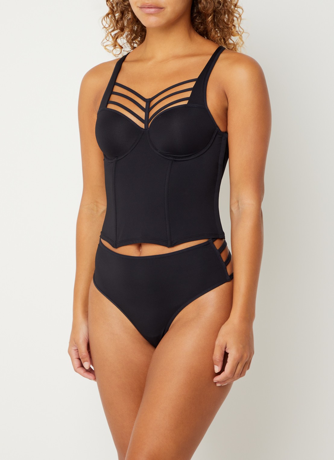 Marlies Dekkers Bustier met racerback - detail zwart