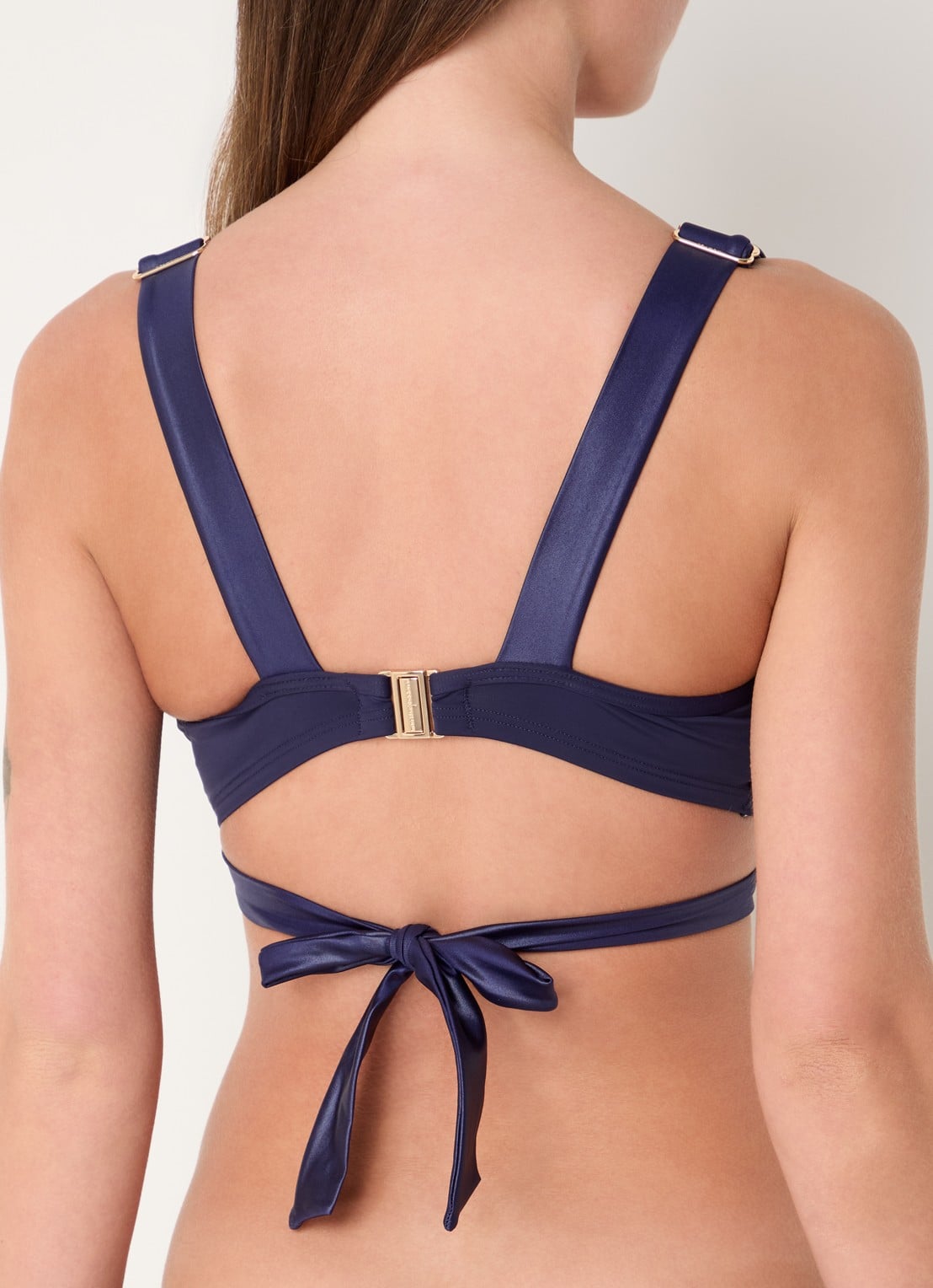Marlies Dekkers Cache Coeur balconette bikinitop met beugelondersteuning - achterkant 5 donkerblauw