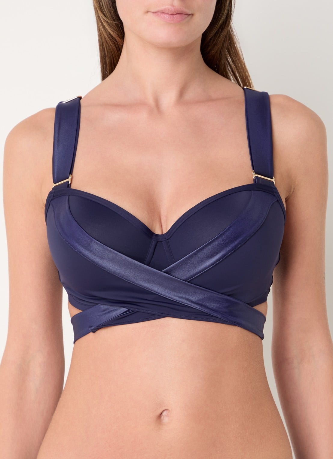 Marlies Dekkers Cache Coeur balconette bikinitop met beugelondersteuning - detail 3 donkerblauw