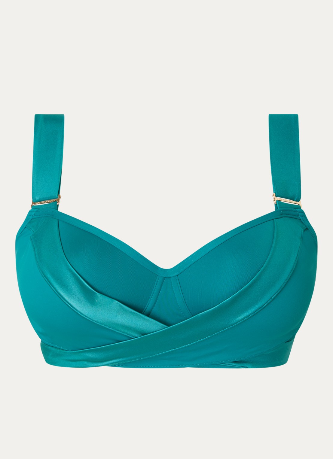 Marlies Dekkers Cache Coeur balconette bikinitop - voorkant zeegroen
