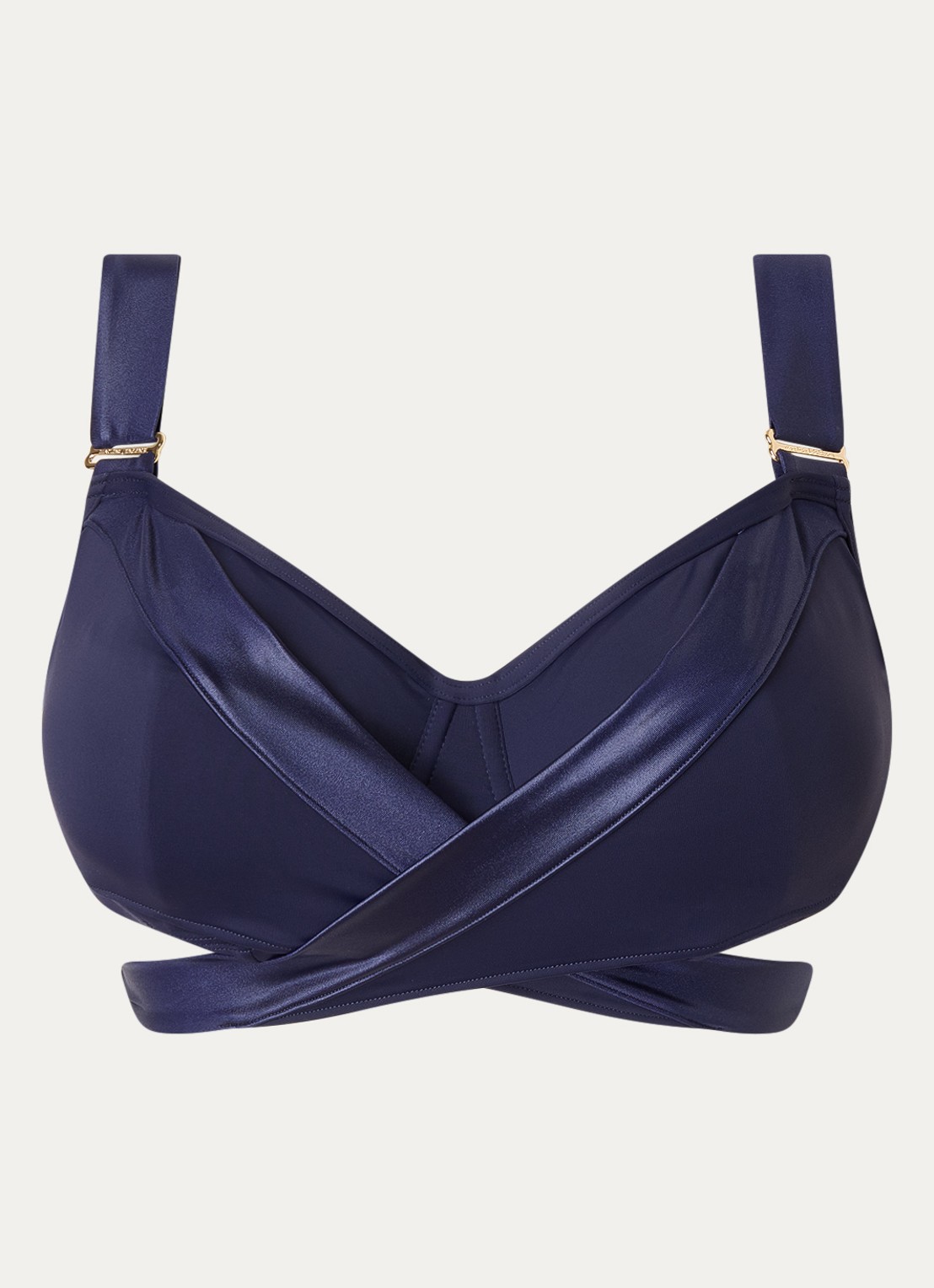 Marlies Dekkers Cache Coeur bikinitop met beugel - voorkant donkerblauw