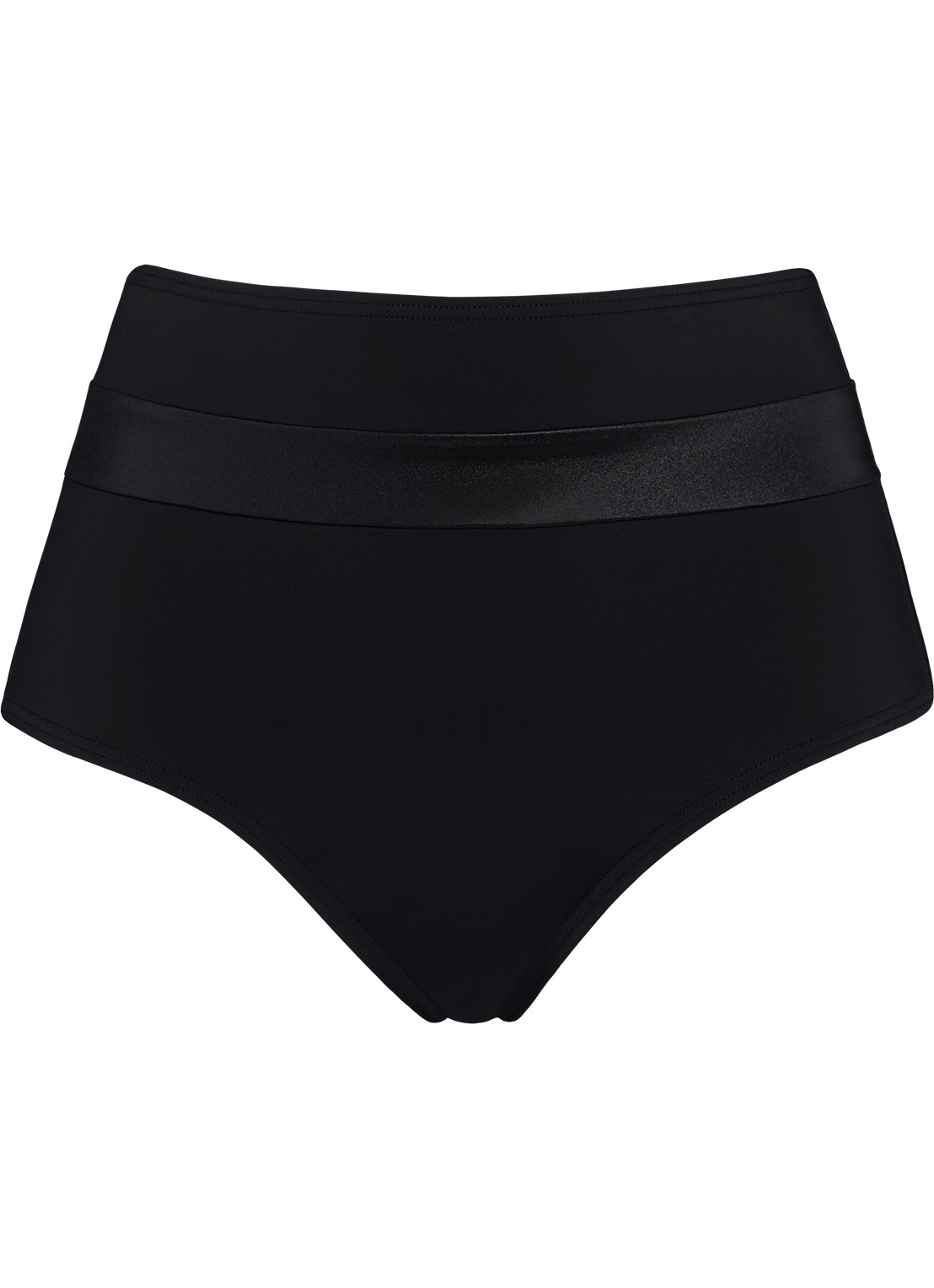 Marlies Dekkers Cache Coeur high waisted bikinislip - voorkant 3 zwart