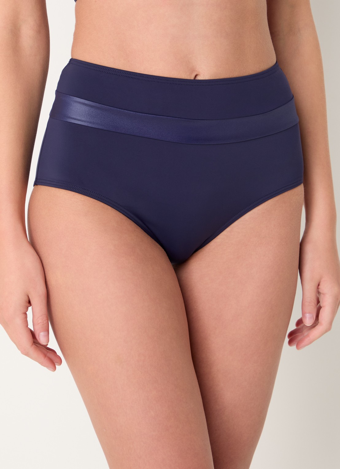 Marlies Dekkers Cache Coeur high waisted bikinislip - detail 4 donkerblauw