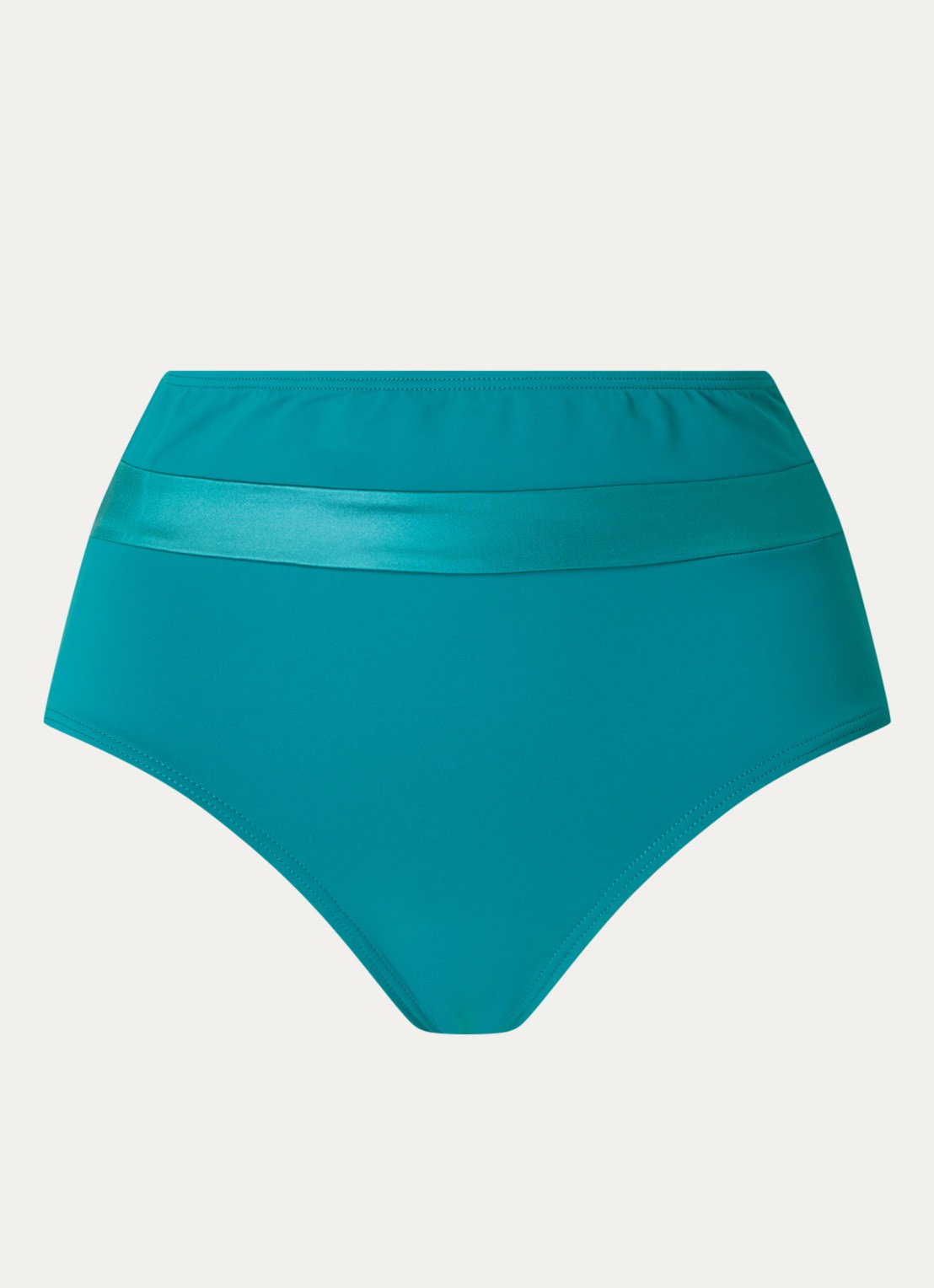 Marlies Dekkers Cache Coeur high waisted bikinislip - voorkant 4 zeegroen