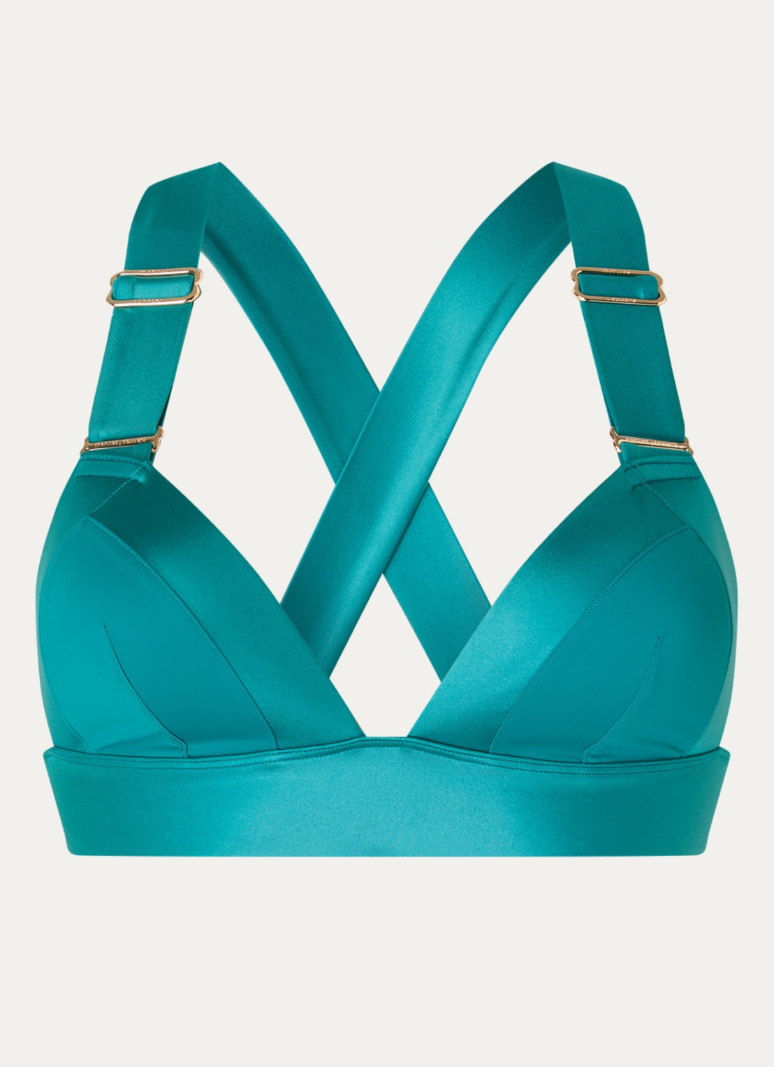 Marlies Dekkers Cache Coeur voorgevormde bikinitop - voorkant zeegroen