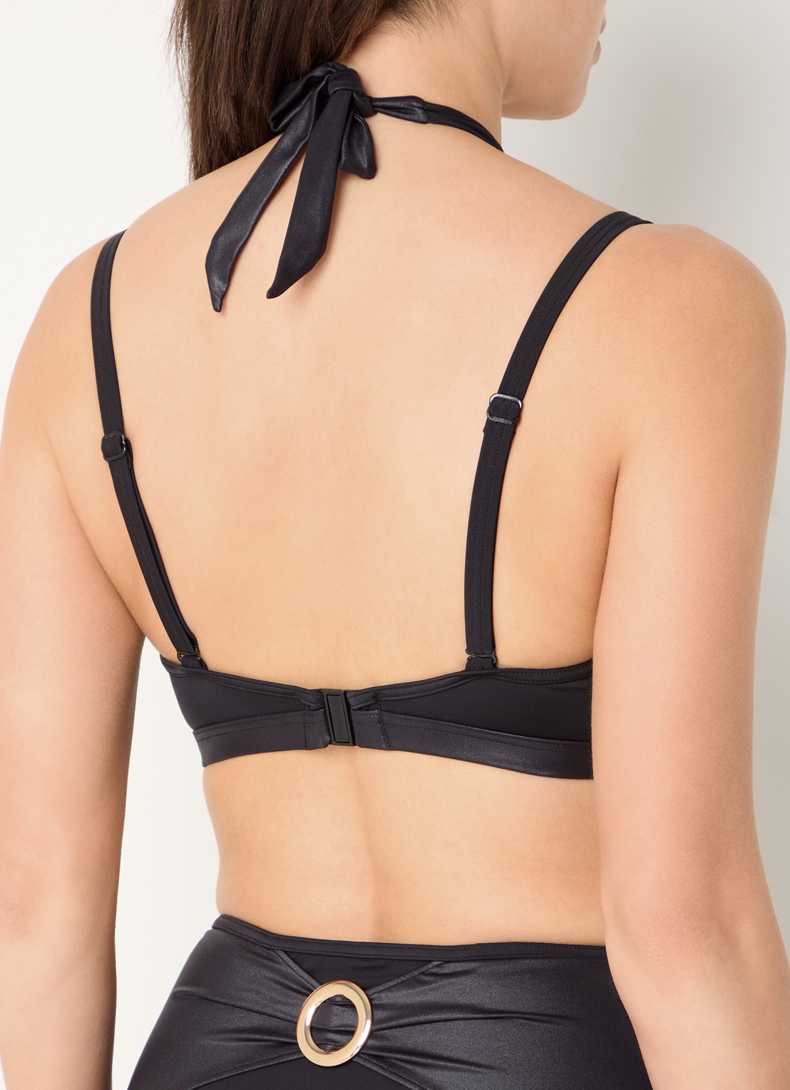 Marlies Dekkers Conchita voorgevormde bikinitop met afneembare bandjes - achterkant zwart
