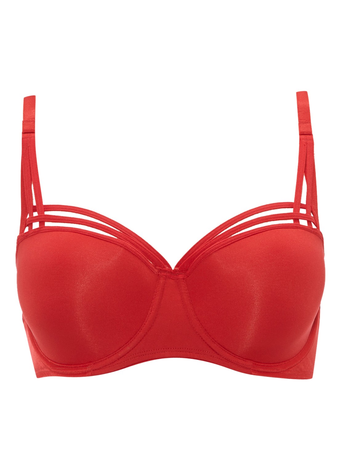 Marlies Dekkers Dame de Paris balconette bh D+ - voorkant 2 steenrood