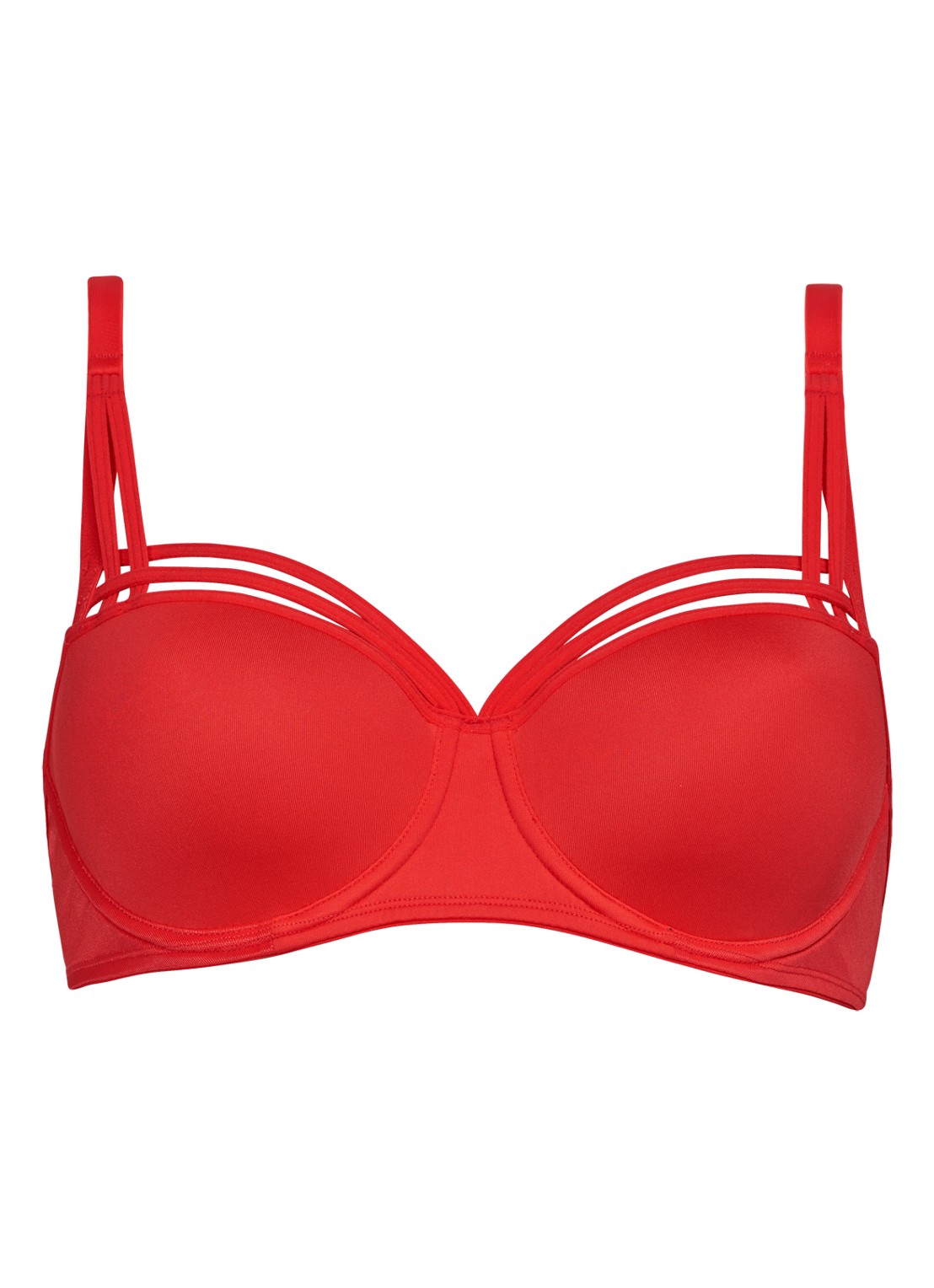 Marlies Dekkers Dame de Paris balconette bh  - voorkant 3 steenrood