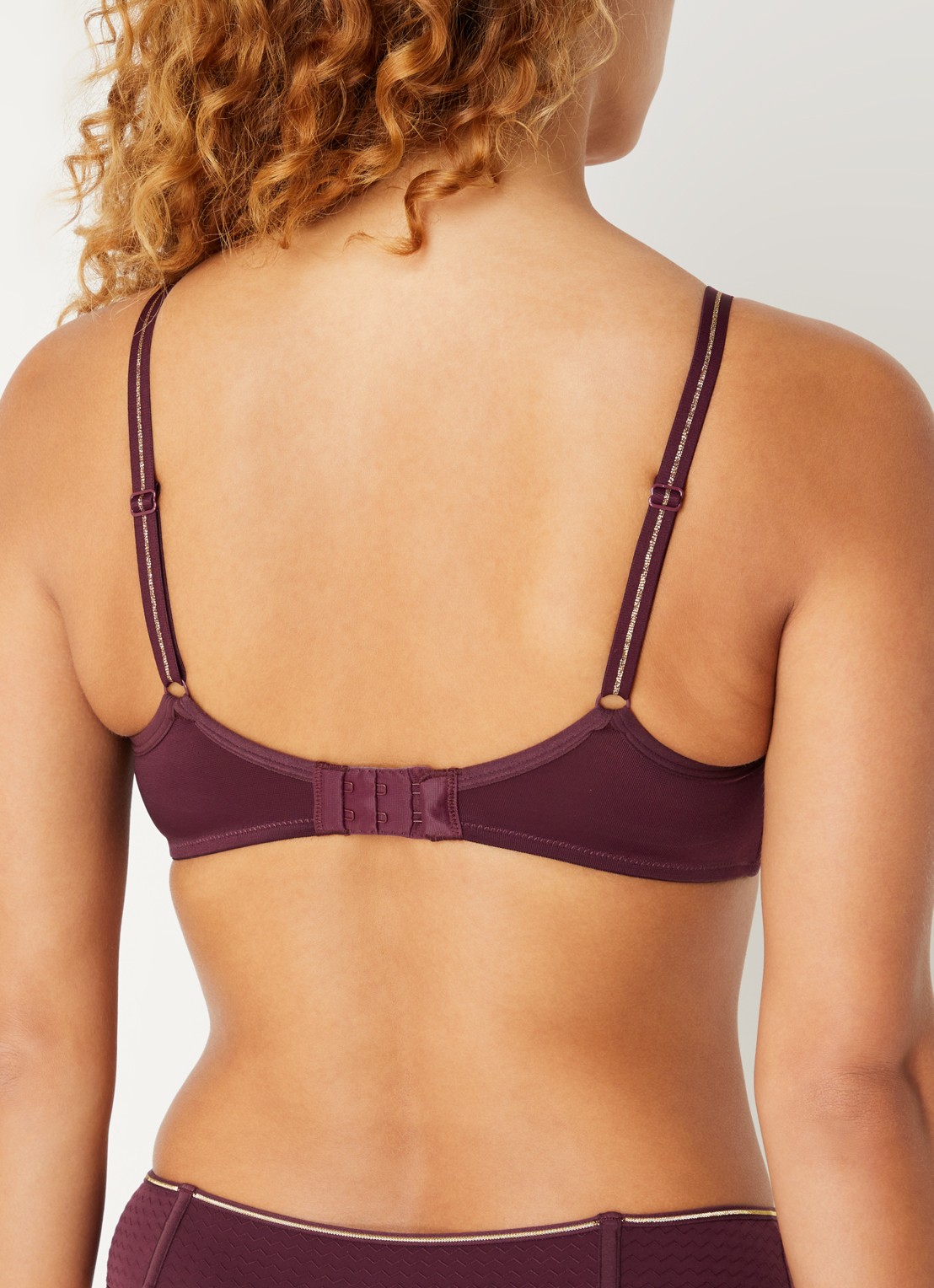 Marlies Dekkers Dame De Paris beugel bh - achterkant bordeauxrood