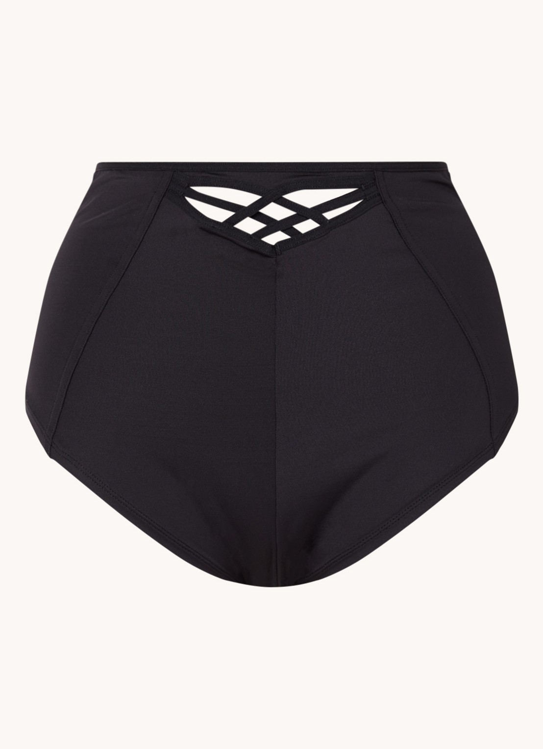 Marlies Dekkers Dame de Paris high waisted shorty met cut-out detail - voorkant 2 zwart
